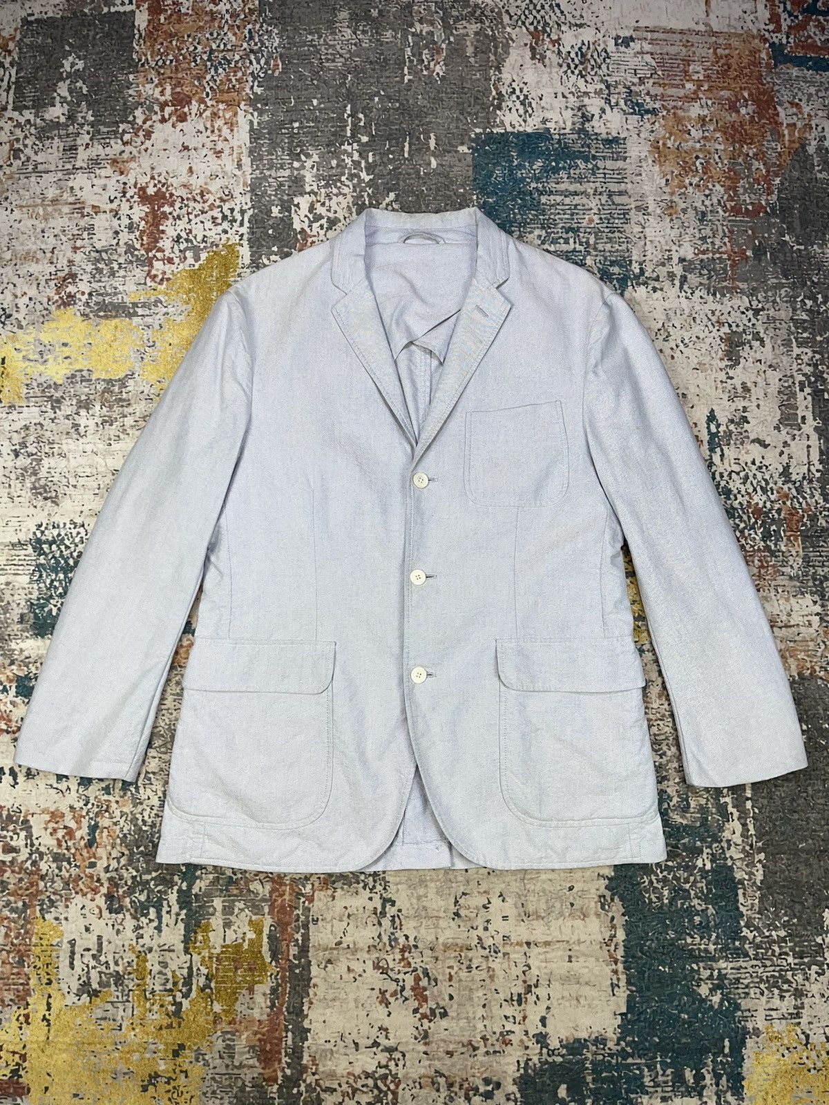 Polo Ralph Lauren Vtg Polo Ralph Lauren Checked Trim Single Breasted Blazers Size 44R - 2 Thumbnail