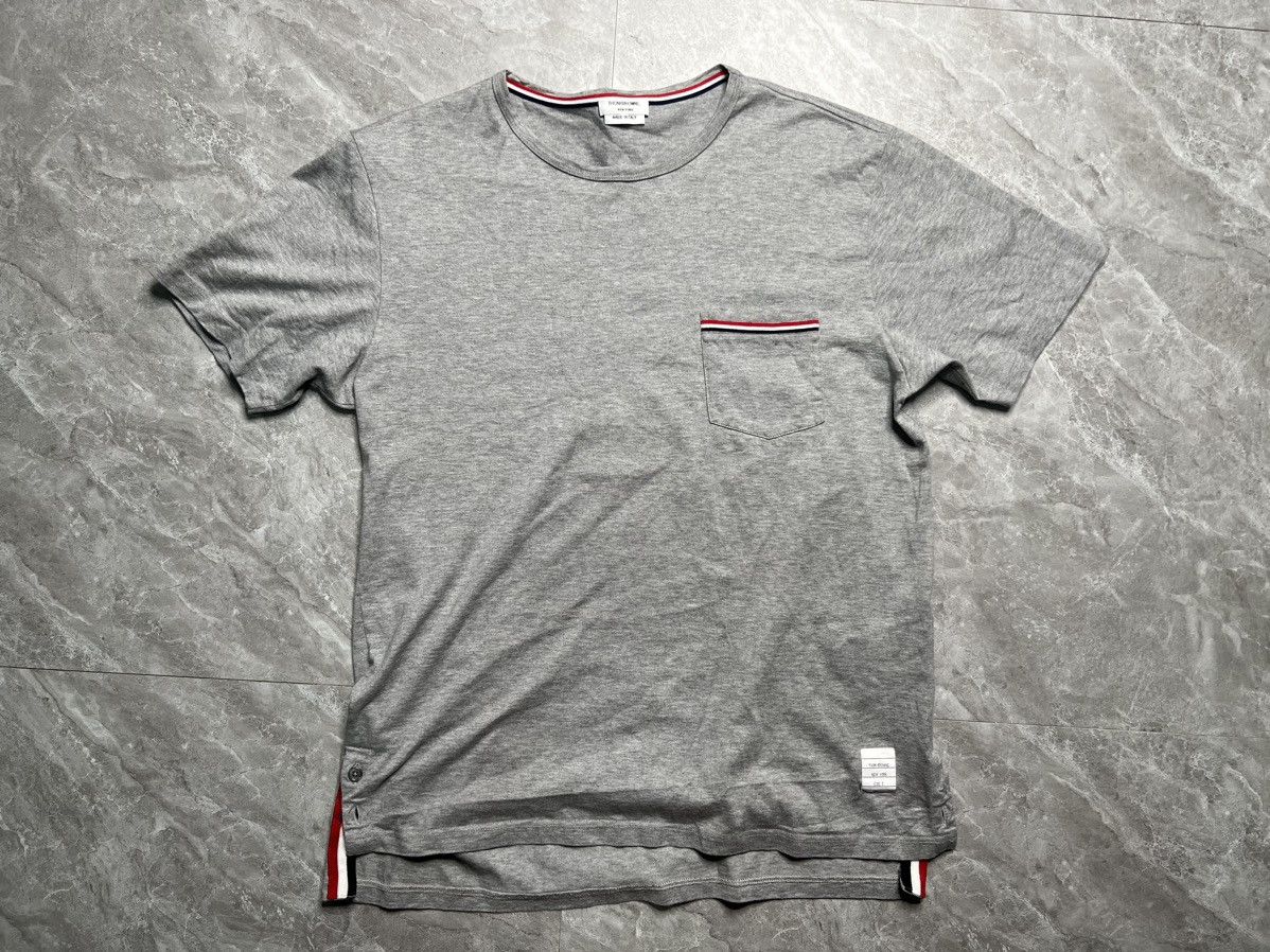 Thom Browne Thom Browne RWB Pocket tee Size US L / EU 52-54 / 3 - 1 Thumbnail