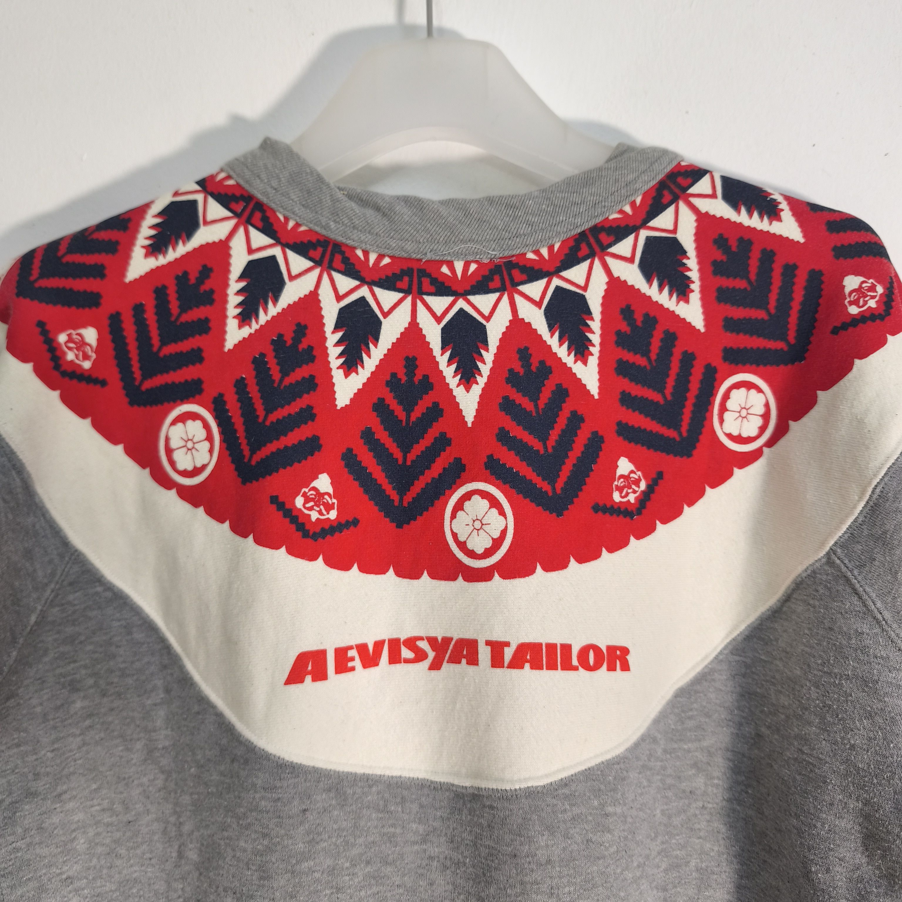 Evisu × Vintage 90's Evis Sweatshirt Size US M / EU 48-50 / 2 - 5 Thumbnail