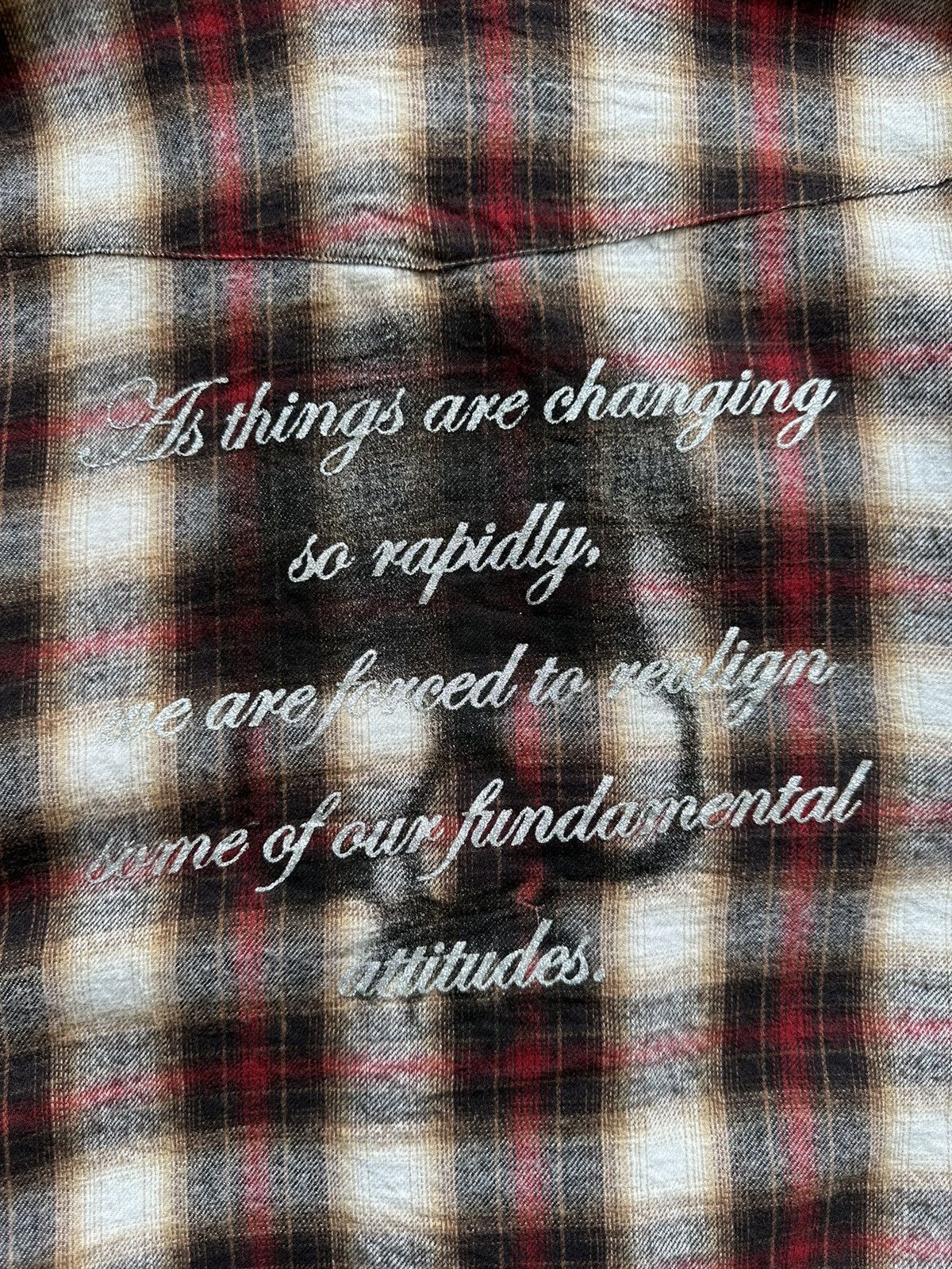 In The Attic 00's In The Attic shadow plaid shirt Size US M / EU 48-50 / 2 - 6 Thumbnail