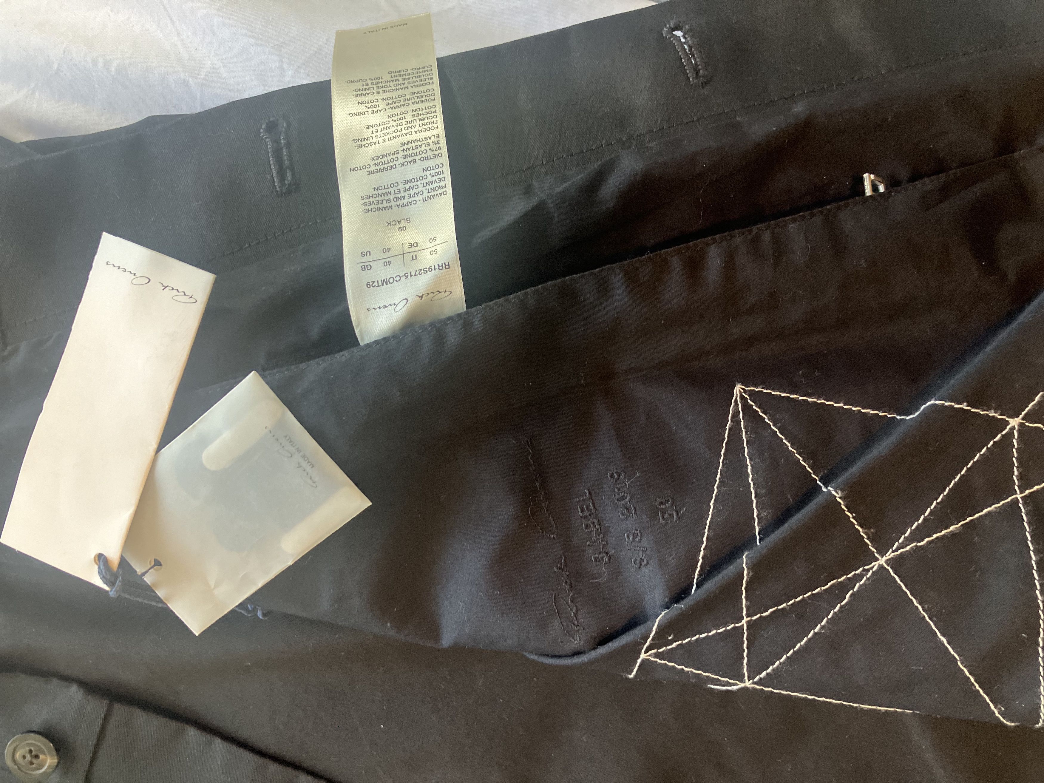Rick Owens RICK OWENS SS’19 “BABEL” WAXED JACKET/LOOK 15 Size US M / EU 48-50 / 2 - 2 Thumbnail