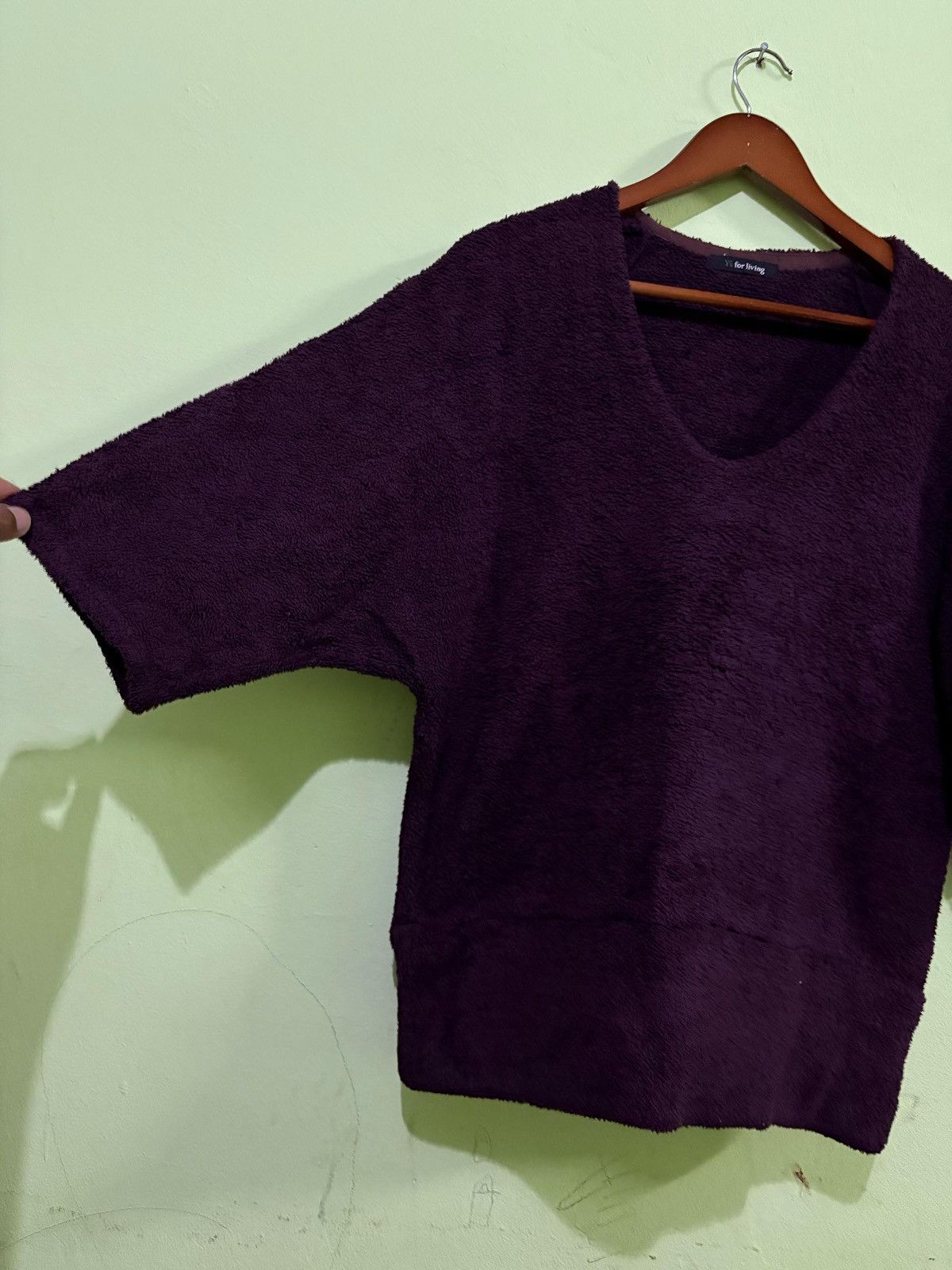 Y's × Yohji Yamamoto Yohji Yamamoto Crop Tops Shirt Design Fleece Shirt Size US M / EU 48-50 / 2 - 3 Thumbnail