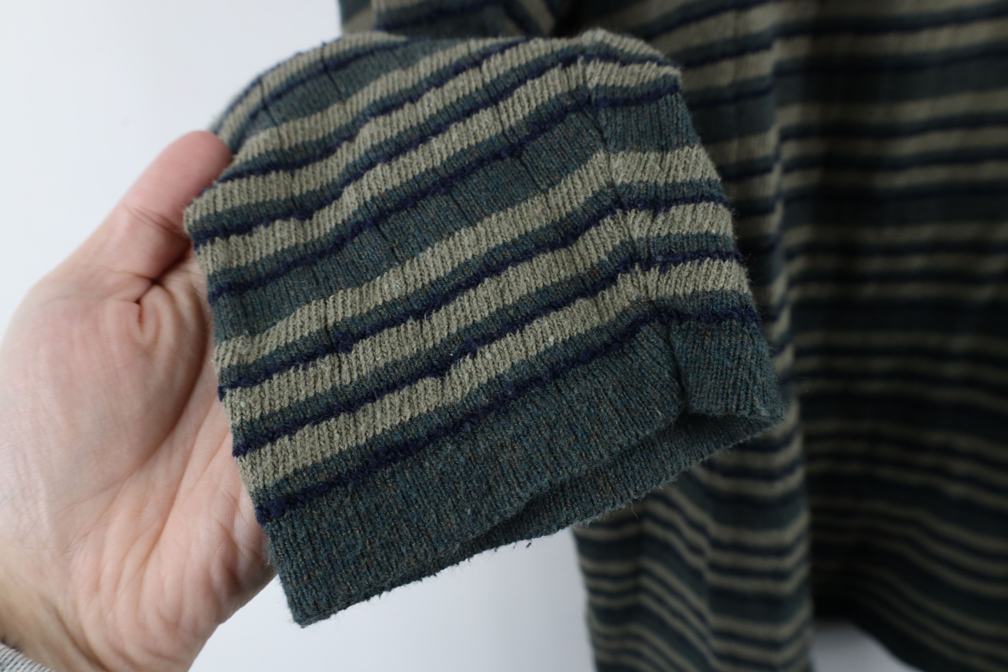 Vintage Vintage 90s Streetwear Block Lightweight Knit Henley Sweater Size US XL / EU 56 / 4 - 6 Thumbnail