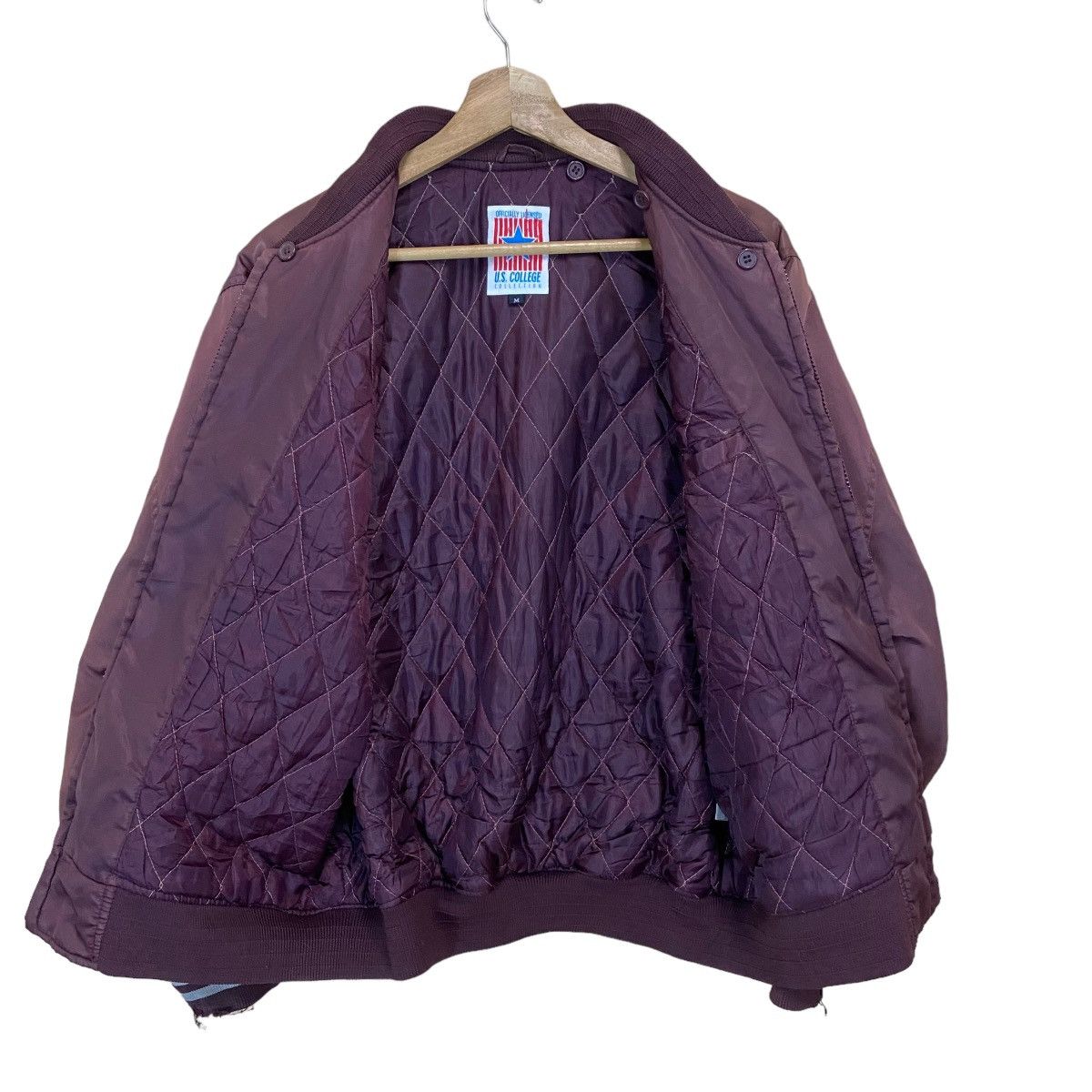 Vintage Vintage 90s University Georgetown Hoyas Bomber Jacket Size US M / EU 48-50 / 2 - 5 Thumbnail