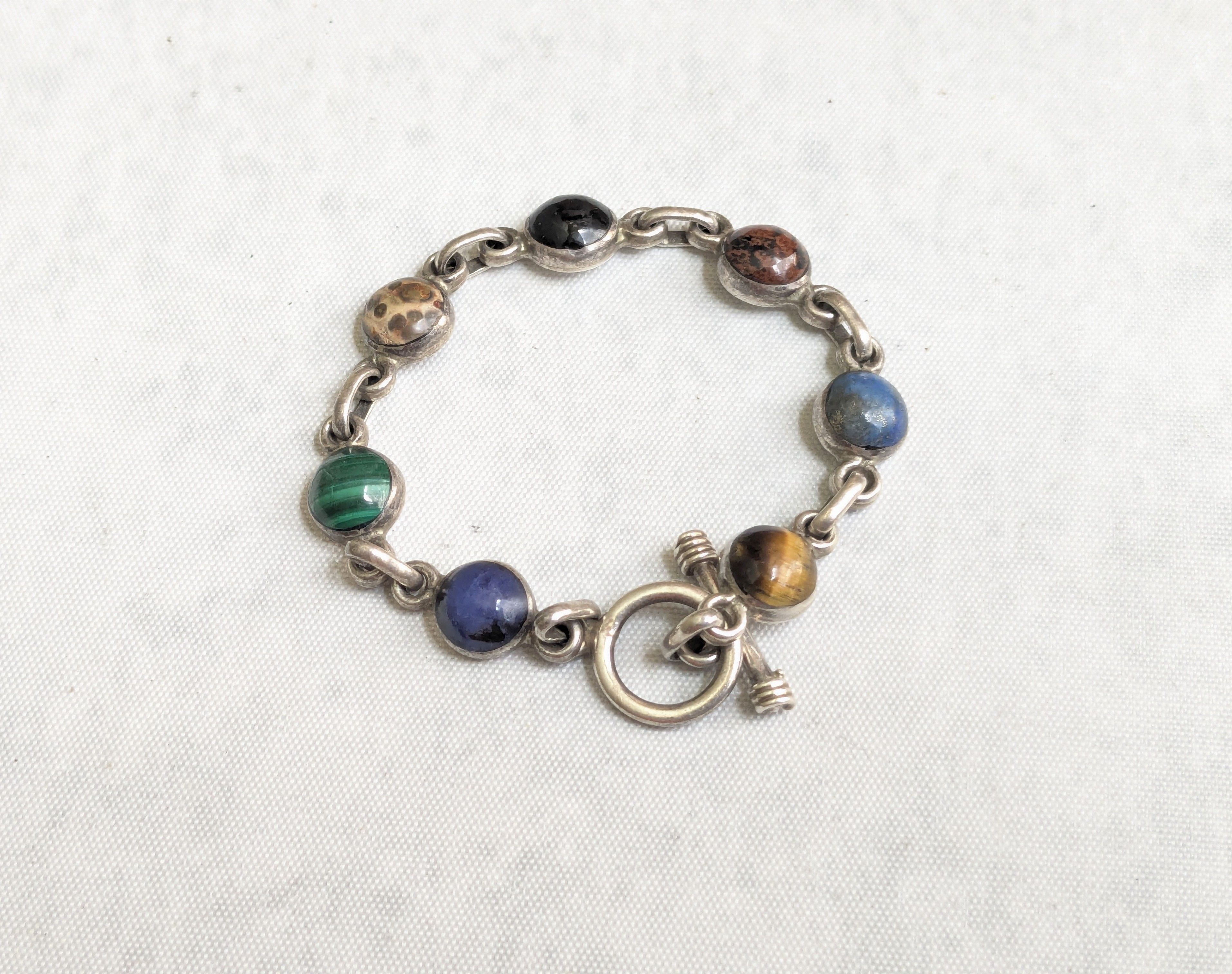 Vintage Vintage Taxco Sterling Silver Bracelet Taxco 7.25" Mexico Size ONE SIZE - 1 Thumbnail