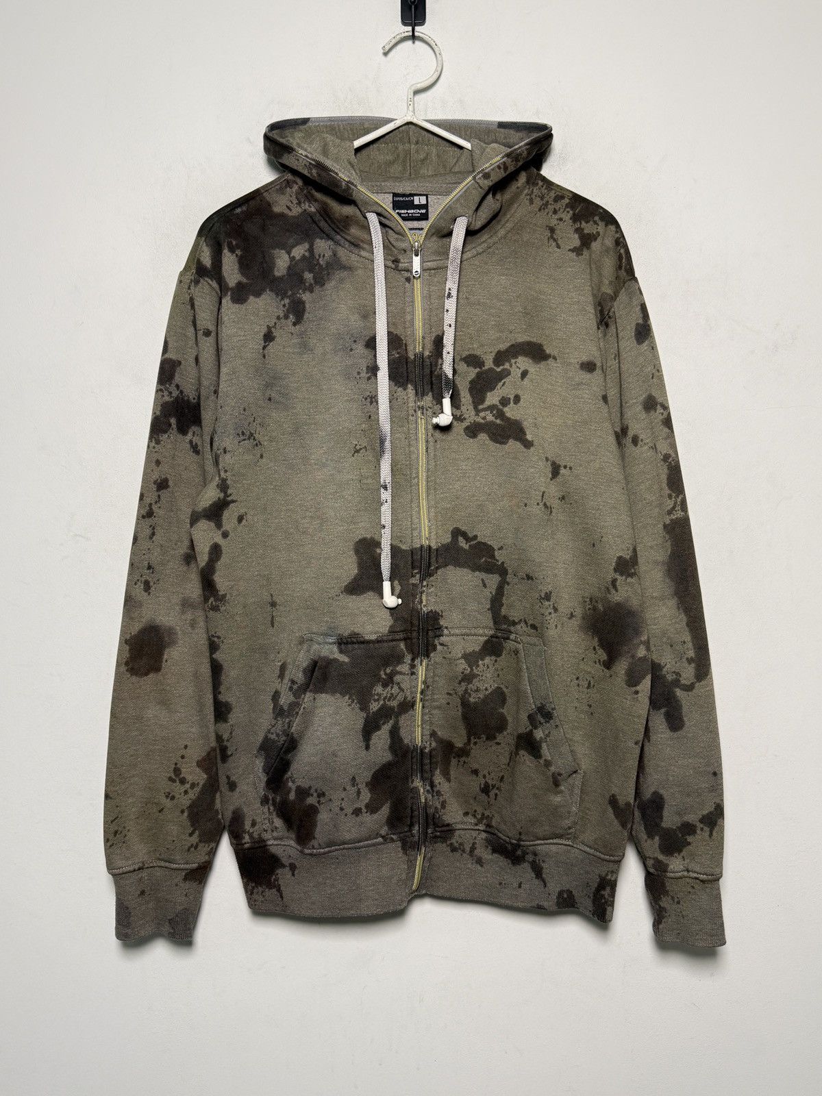 Seditionaries Fishbone gimp hoodie reworked custom hand dyed treatment Size US L / EU 52-54 / 3 - 7 Thumbnail