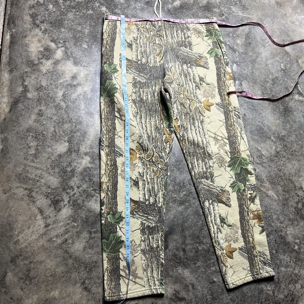 Vintage vintage camo baggy heavyweight sweatpants Size US 36 / EU 52 - 4 Thumbnail