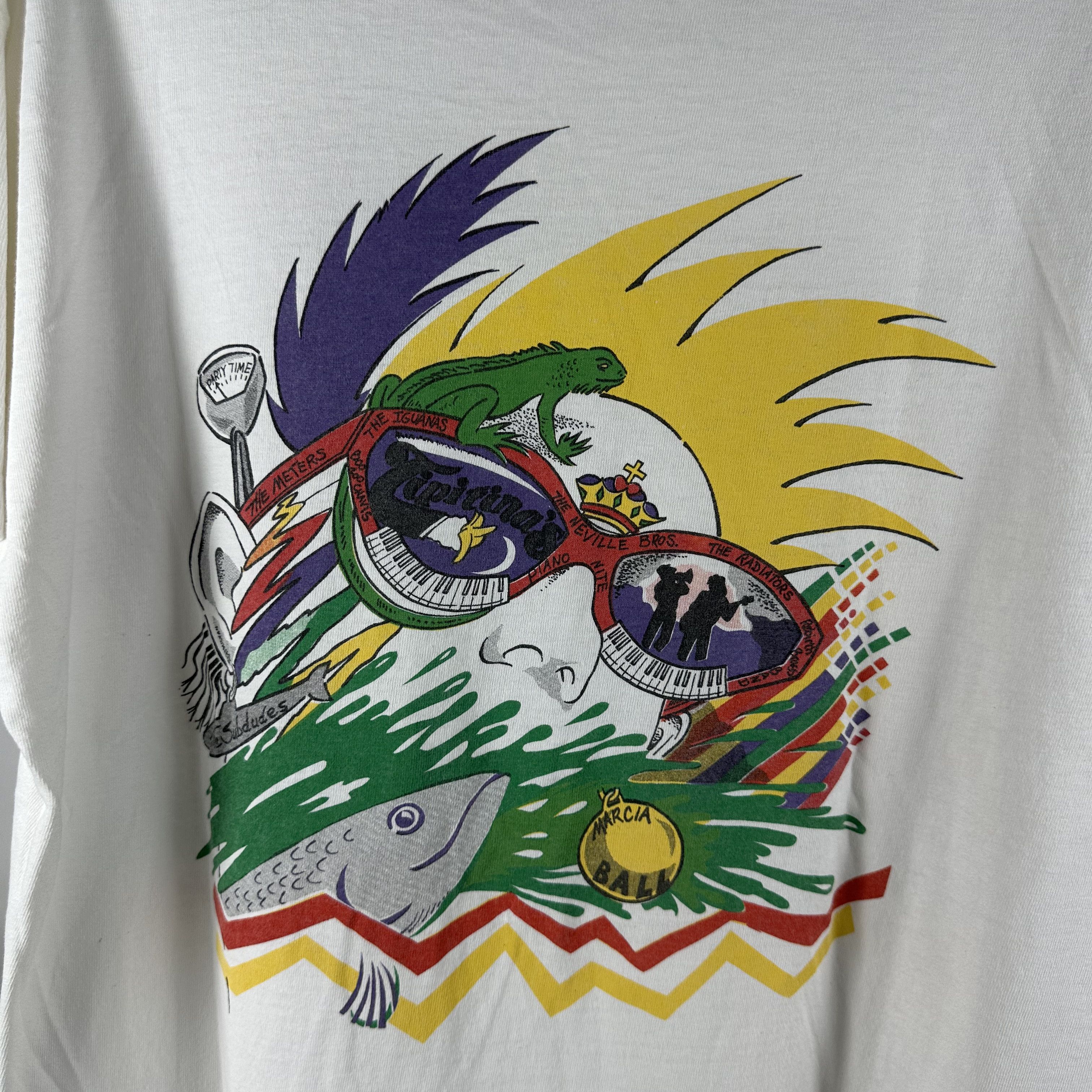 Vintage The Subdudes The Nevile Brotheres Tipitinas Jazzfestival Tee Size US XL / EU 56 / 4 - 4 Thumbnail