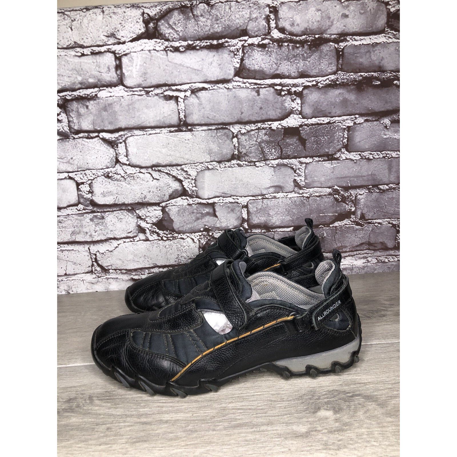 Mephisto Allrounder Mephisto Black Leather Mesh Comfort Sneakers Shoe Size US 8 / EU 41 - 20 Thumbnail