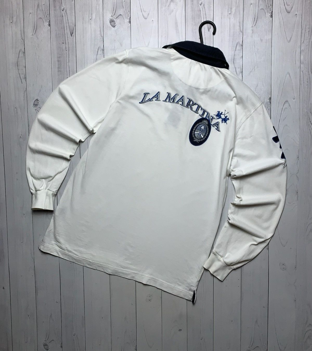 La Martina × Vintage Vintage L A Martina rugby jersey size L logo Size US L / EU 52-54 / 3 - 1 Thumbnail