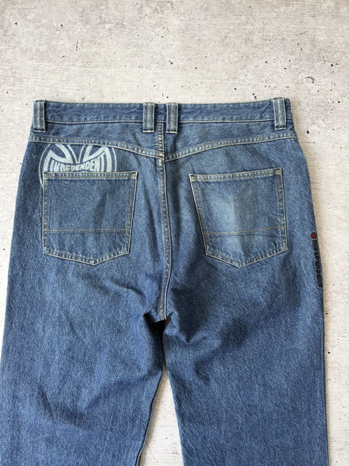 Independent Truck Co. Independent Truck Co Vintage Baggy Jeans Y2K Skate Pants Size US 34 / EU 50 - 8 Thumbnail