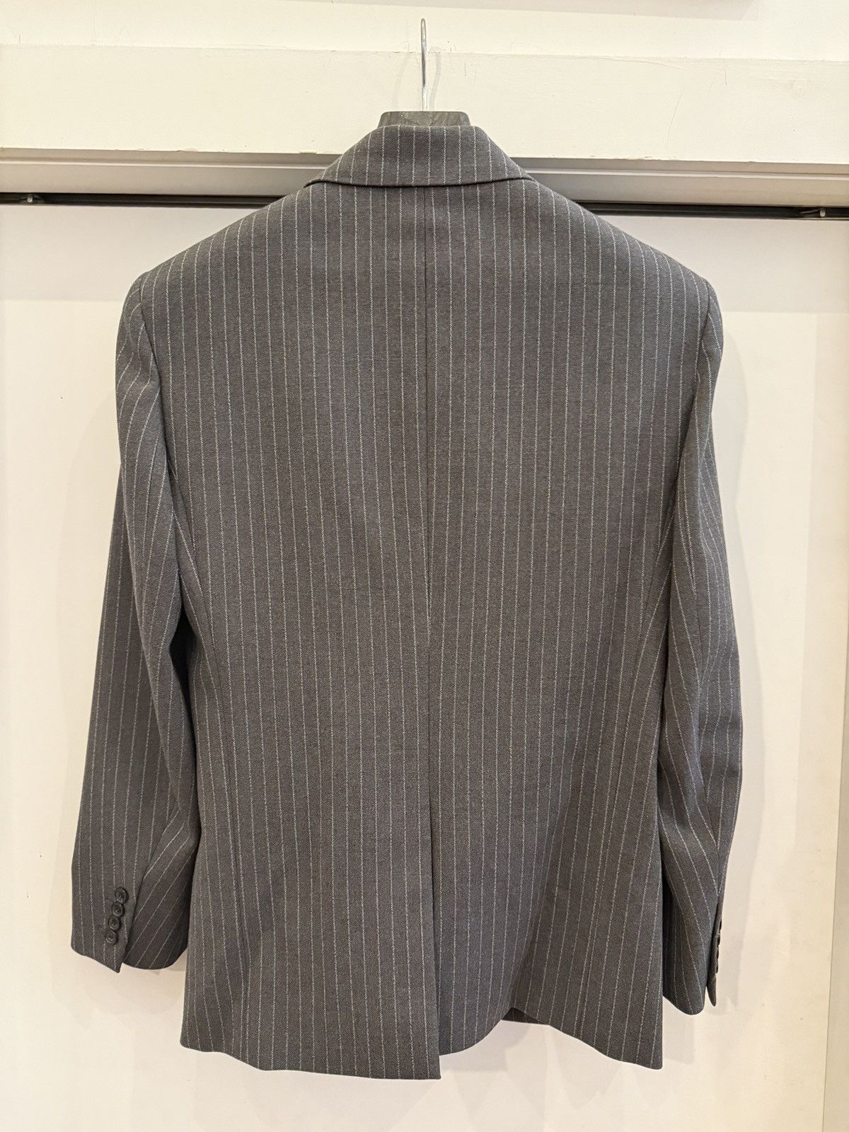 Saint Laurent Paris Oversized Pinstripe Double Breasted Blazer Size 50R - 8 Thumbnail