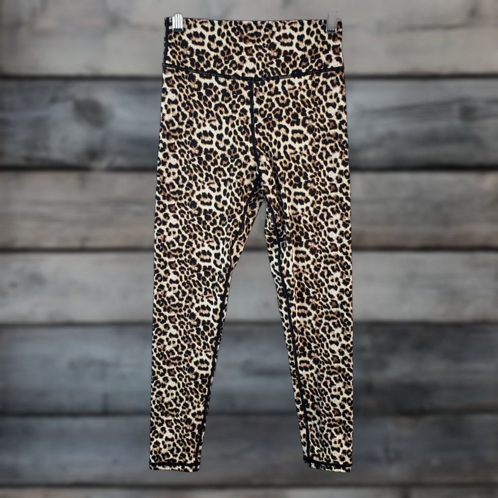 Vintage Zyia Womens Leggings Sz 4 Brown Animal Print Shirt? Size 27" / US 4 / IT 40 - 1 Thumbnail