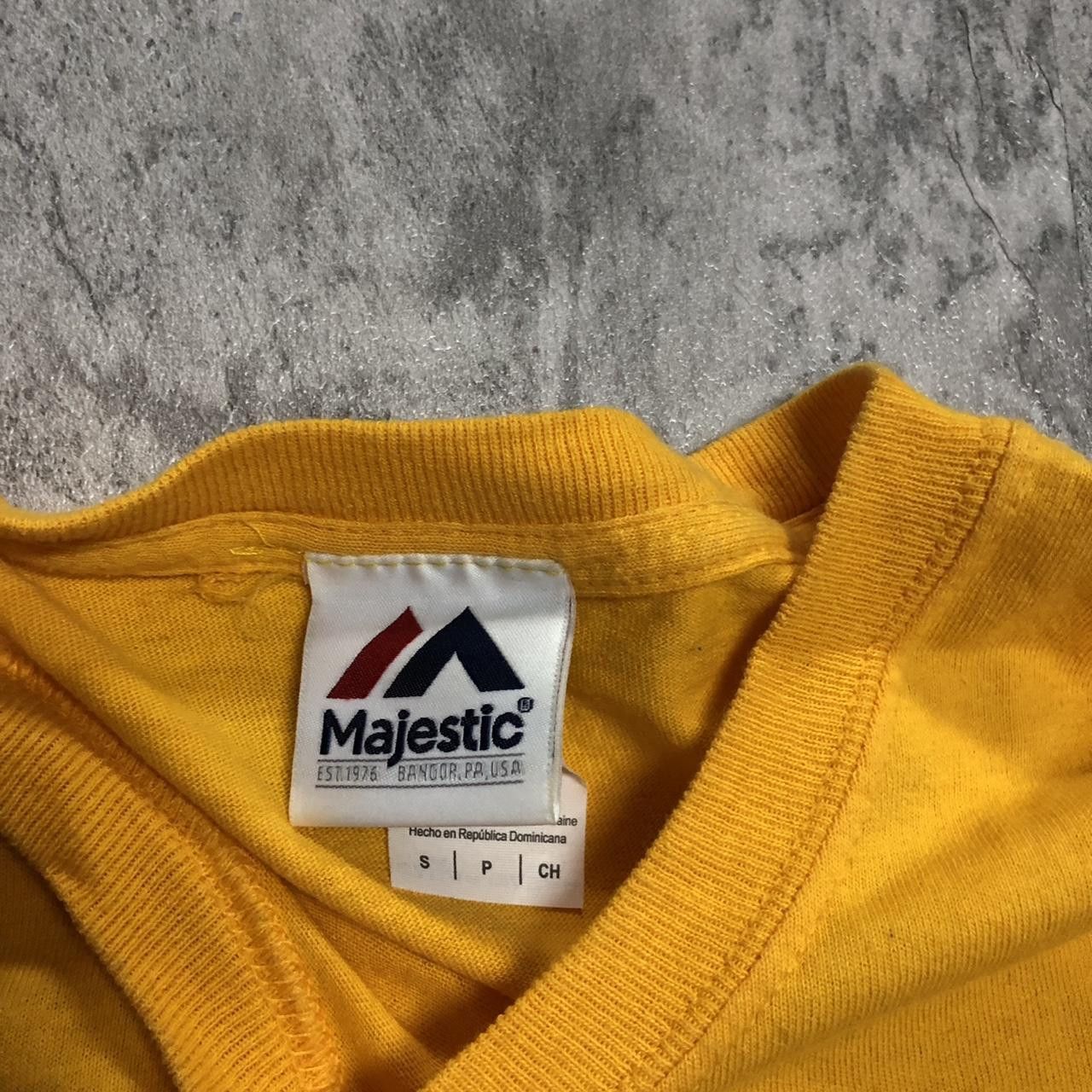 Majestic Yellow and purple Los Angeles Lakers tee #NBA #Lakers Size US S / EU 44-46 / 1 - 3 Thumbnail