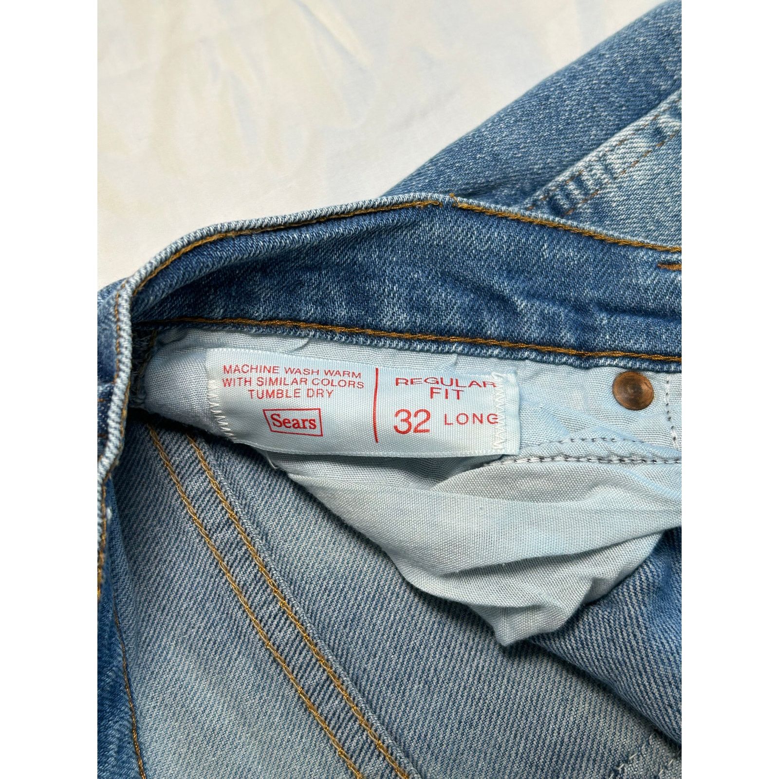 Sears Classic Sears Regular Fit Jeans - Vintage Men's Size 30x32 Size US 32 / EU 48 - 4 Thumbnail