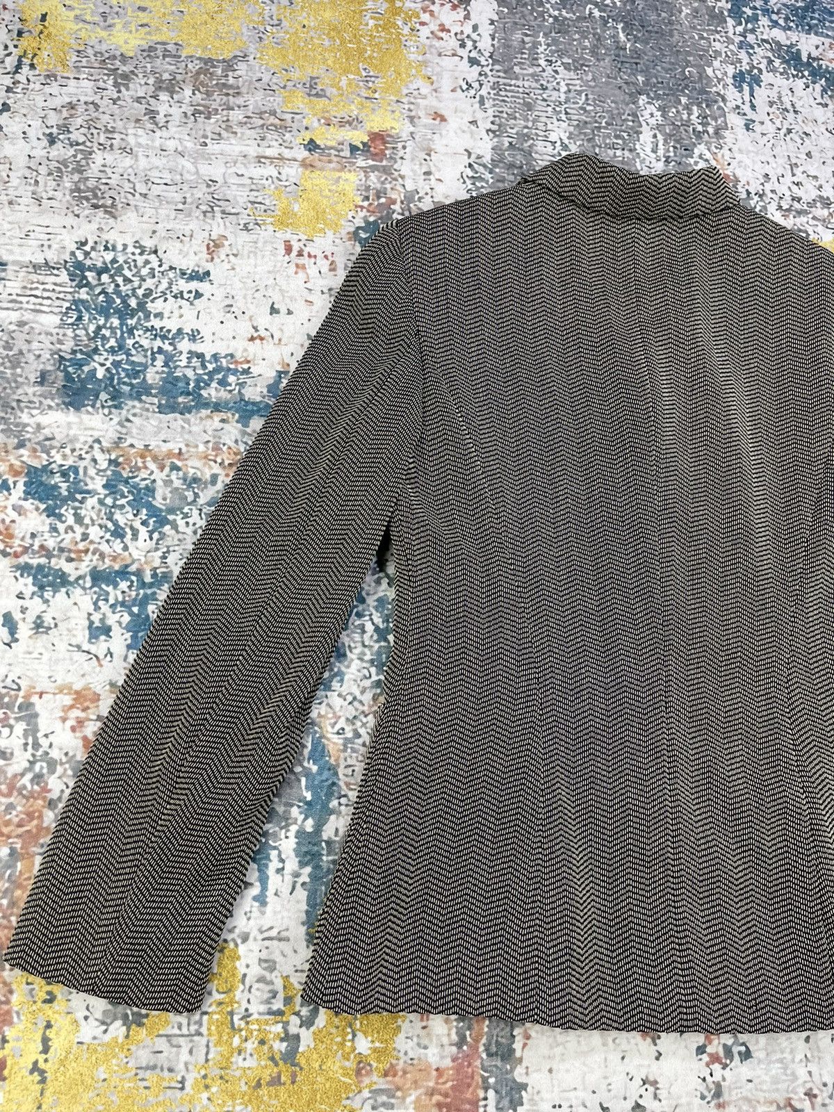 Max Mara MAX MARA SINGLE BREASTED CHEVRON BLAZERS Size XS / US 0-2 / IT 36-38 - 4 Thumbnail