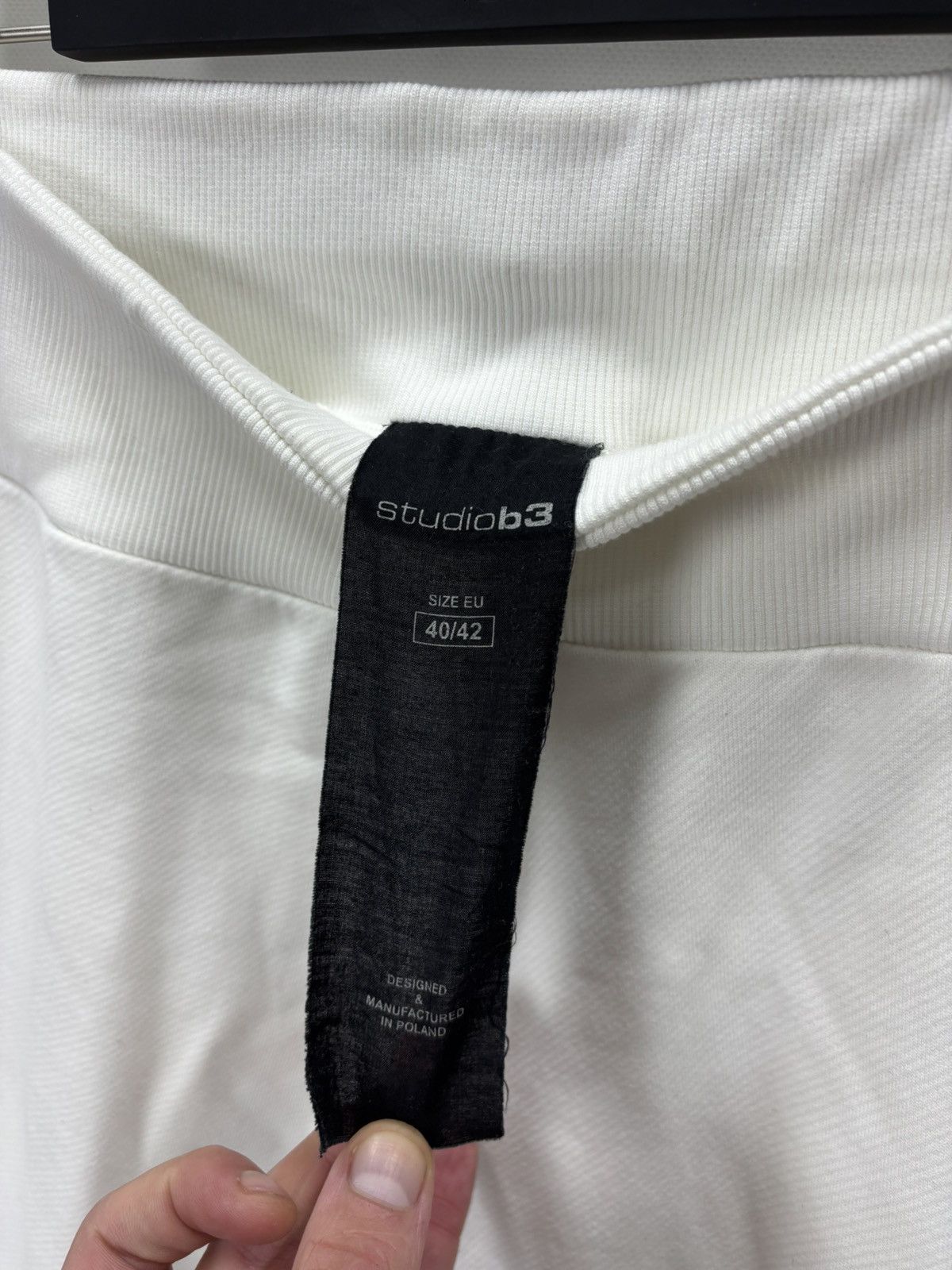 Other Womens pants Studio b3 Size 40/42 Color White Size 28" / US 6 / IT 42 - 4 Thumbnail