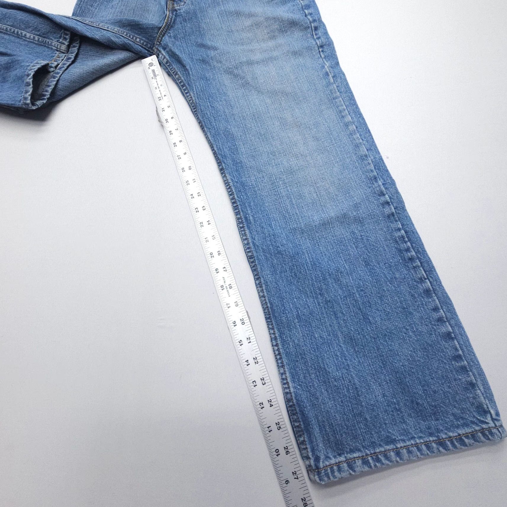 Levi's Y2K Levi's Signature Jeans Mens Straight Leg 32x27.5 Blue Cotton Denim 5-Pocket Regular Fit Vintage: No"} Size US 32 / EU 48 - 7 Thumbnail