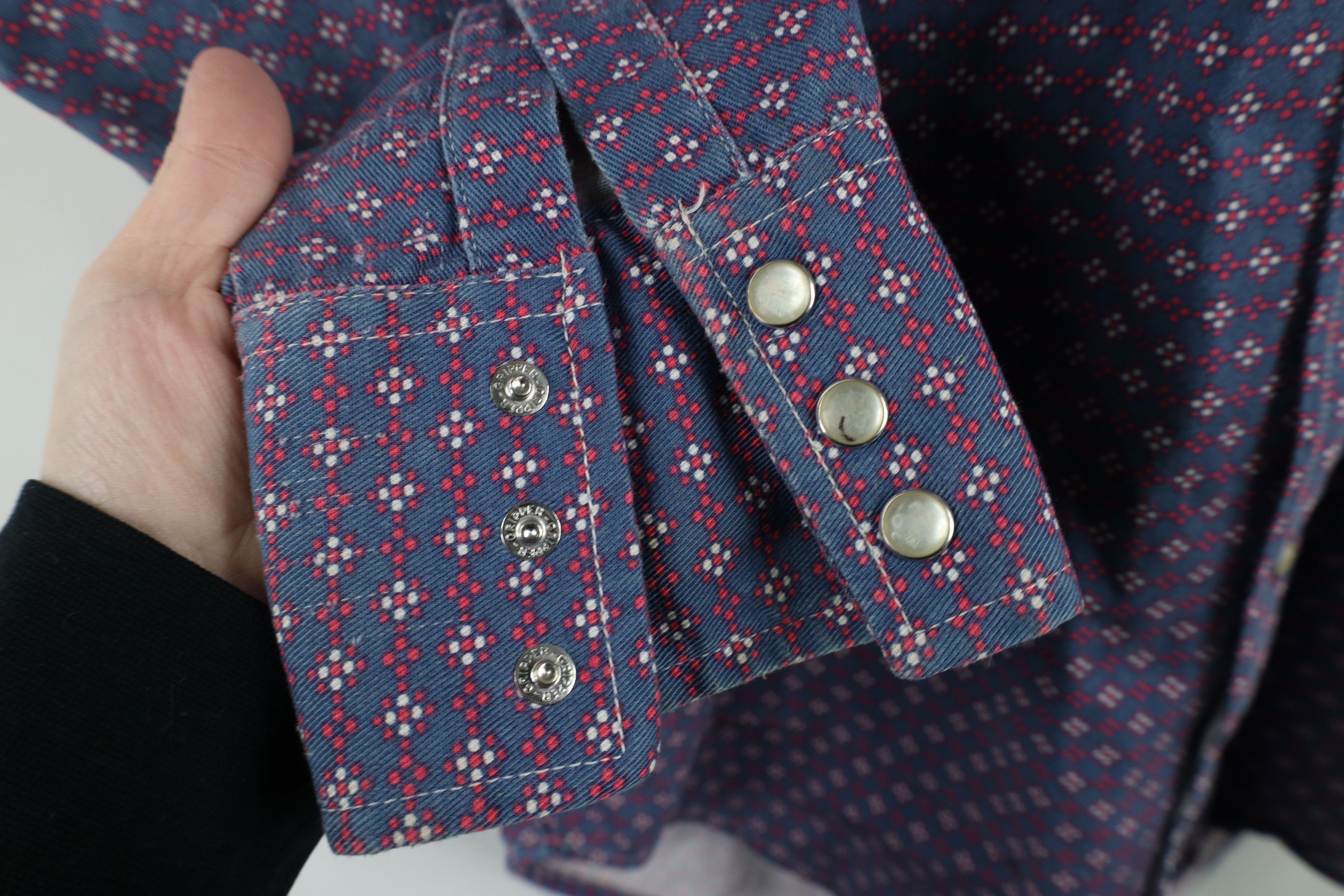 Vintage × Wrangler Wrangler FR 20X Fire Flame Resistant Snap Button Shirt Size US M / EU 48-50 / 2 - 12 Thumbnail