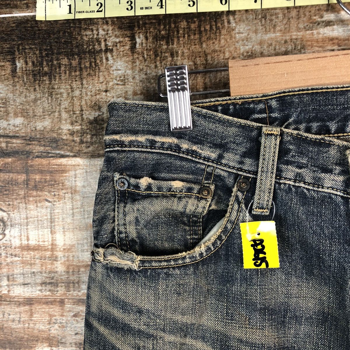 Levi's 503 Levis Blue ripped distressed Denim jeans #A2615 Size US 30 / EU 46 - 7 Thumbnail