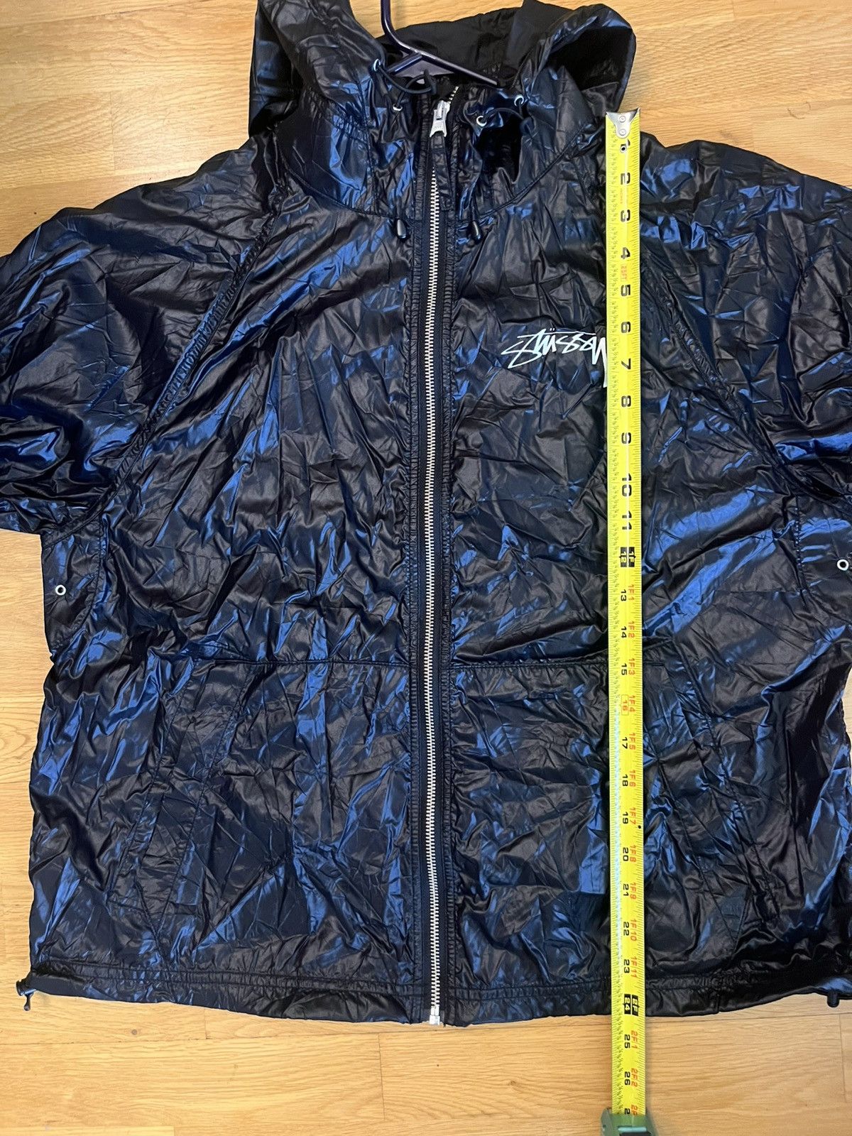 Stussy Stussy new beach shell nylon jacket S black majotech zip up Size US S / EU 44-46 / 1 - 5 Thumbnail