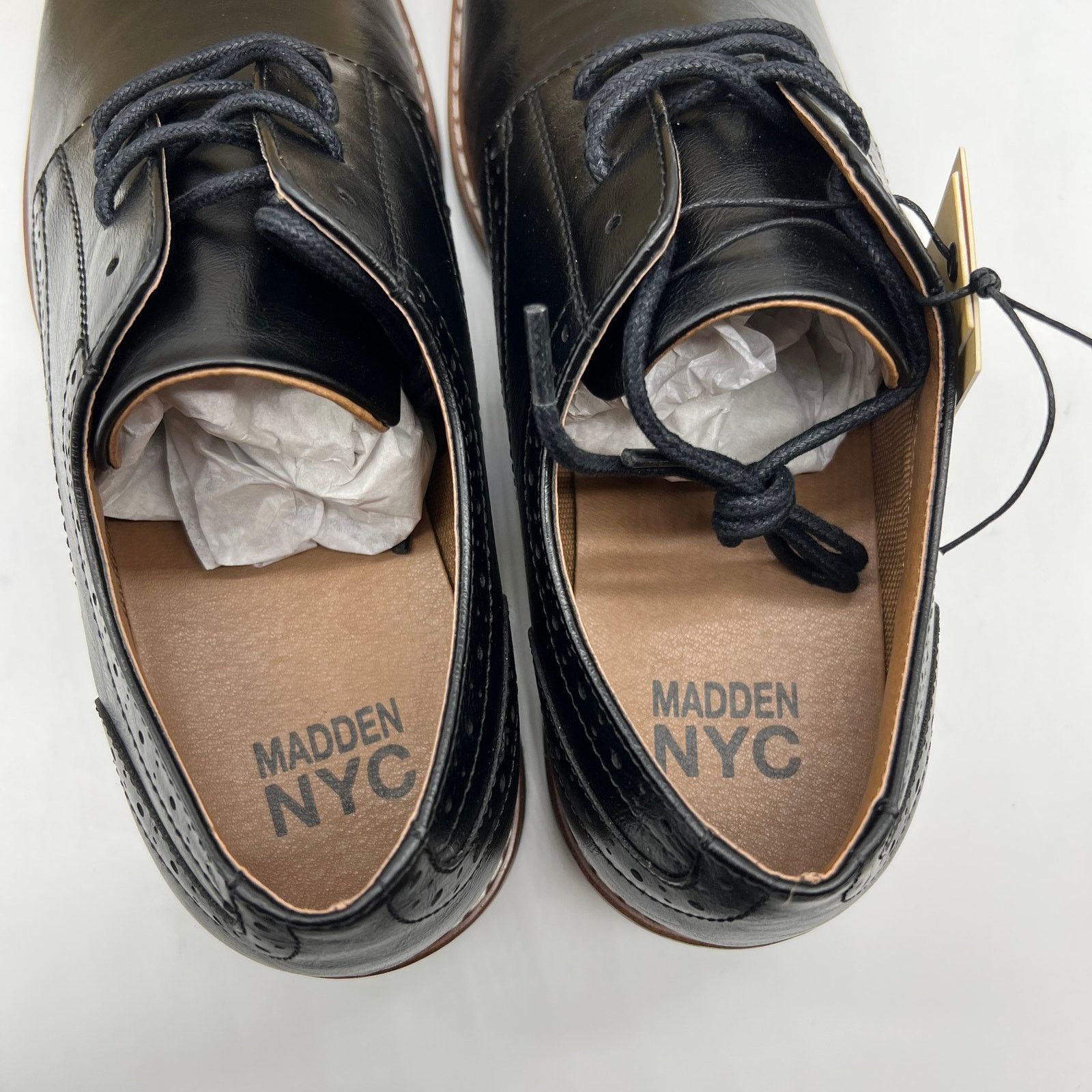 Other Madden NYC Men's Anthony Oxford Shoes Lace-up Black Size 8 Size US 8 / EU 41 - 7 Thumbnail