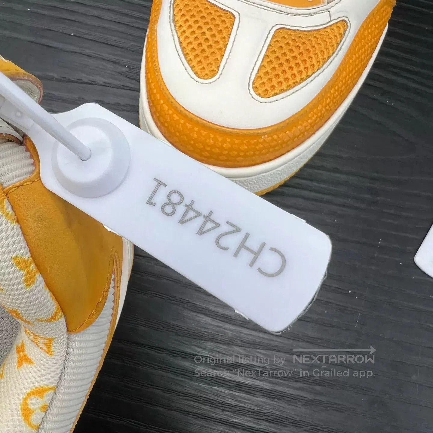 Louis Vuitton Yellow Lowtop Sneakers with Mesh Accents. Size US 9 / EU 42 - 9 Thumbnail