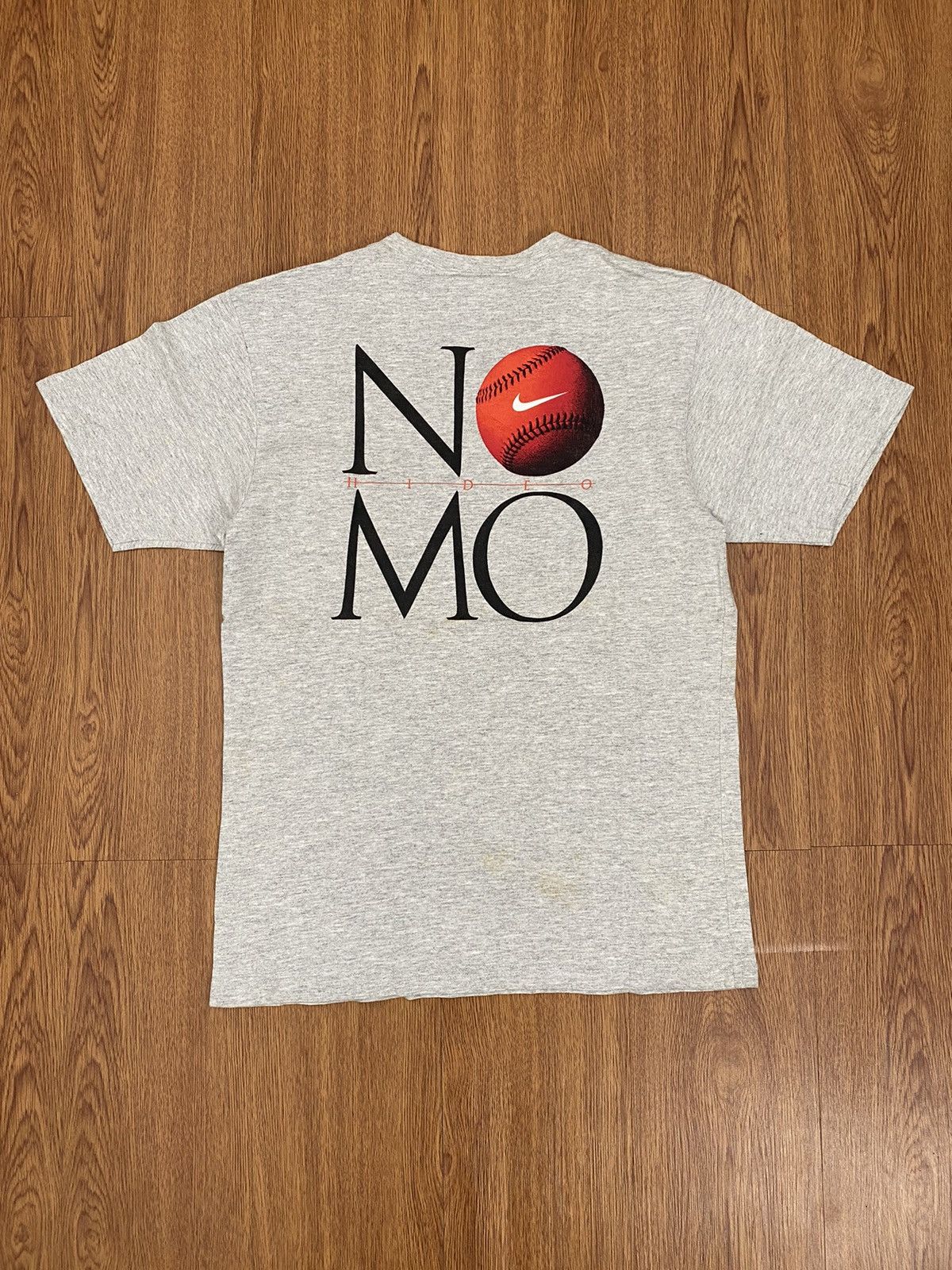 Nike × Vintage Vintage Nike Nomo hideo t-shirt Size US M / EU 48-50 / 2 - 1 Thumbnail