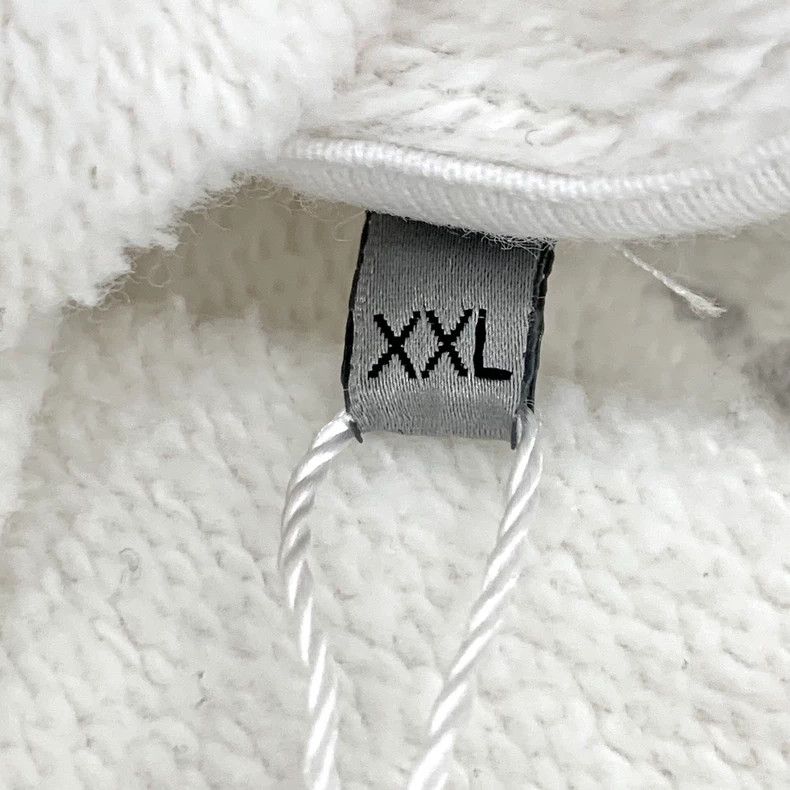 GucciWhite logo letter embroidery cotton hooded drawstring