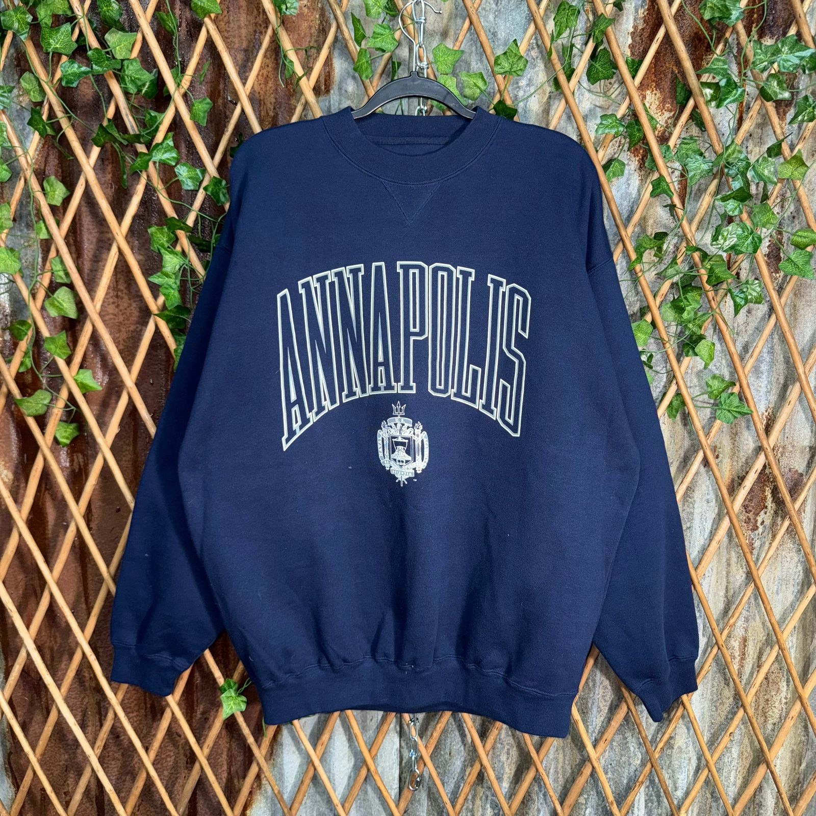 Gear for Sports Vintage Y2K annapolis university arc crest 1990s sweatshirt Size US XL / EU 56 / 4 - 1 Thumbnail