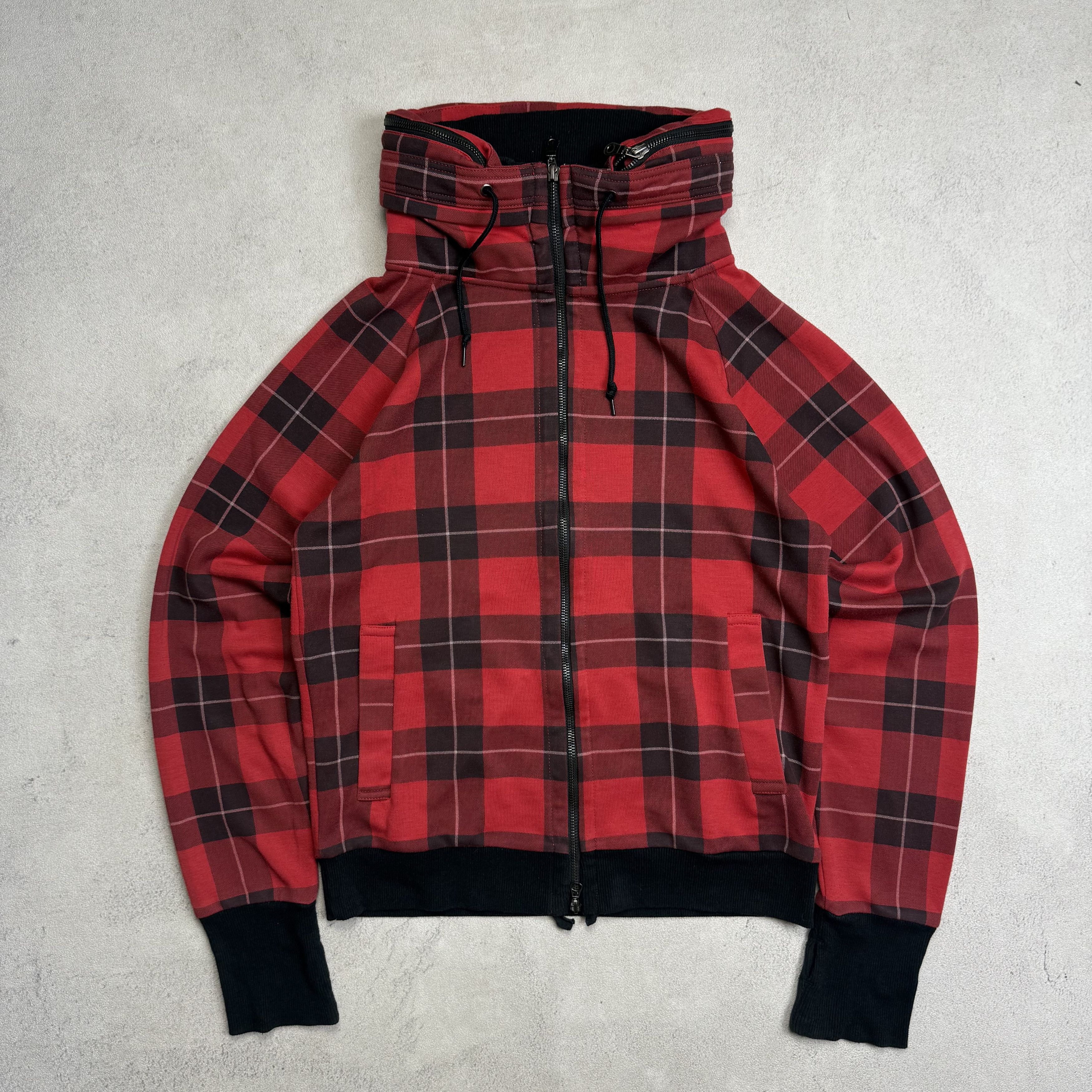 Jungle Storm Plaid Tartan Bono Jacket
