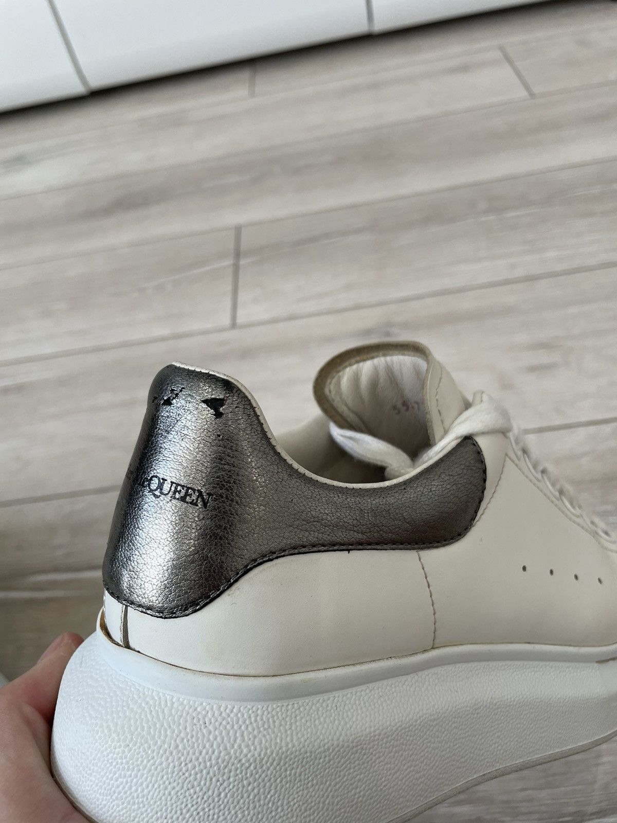 Alexander McQueen Alexander McQueen's Oversized leather sneakers Size US 9 / IT 39 - 18 Thumbnail