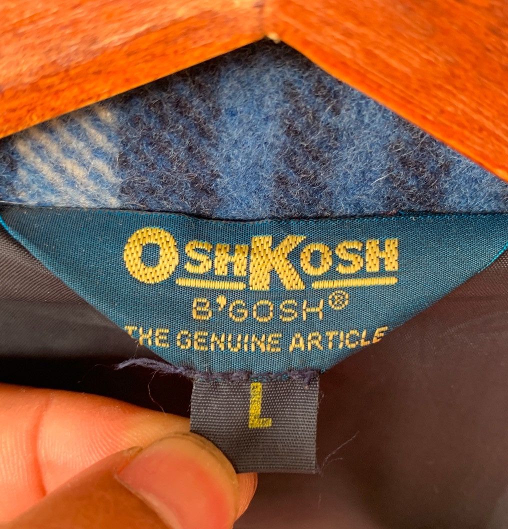 Vintage Vintage Oshkosh Wool Plaid Zipper Jacket Size US L / EU 52-54 / 3 - 11 Thumbnail