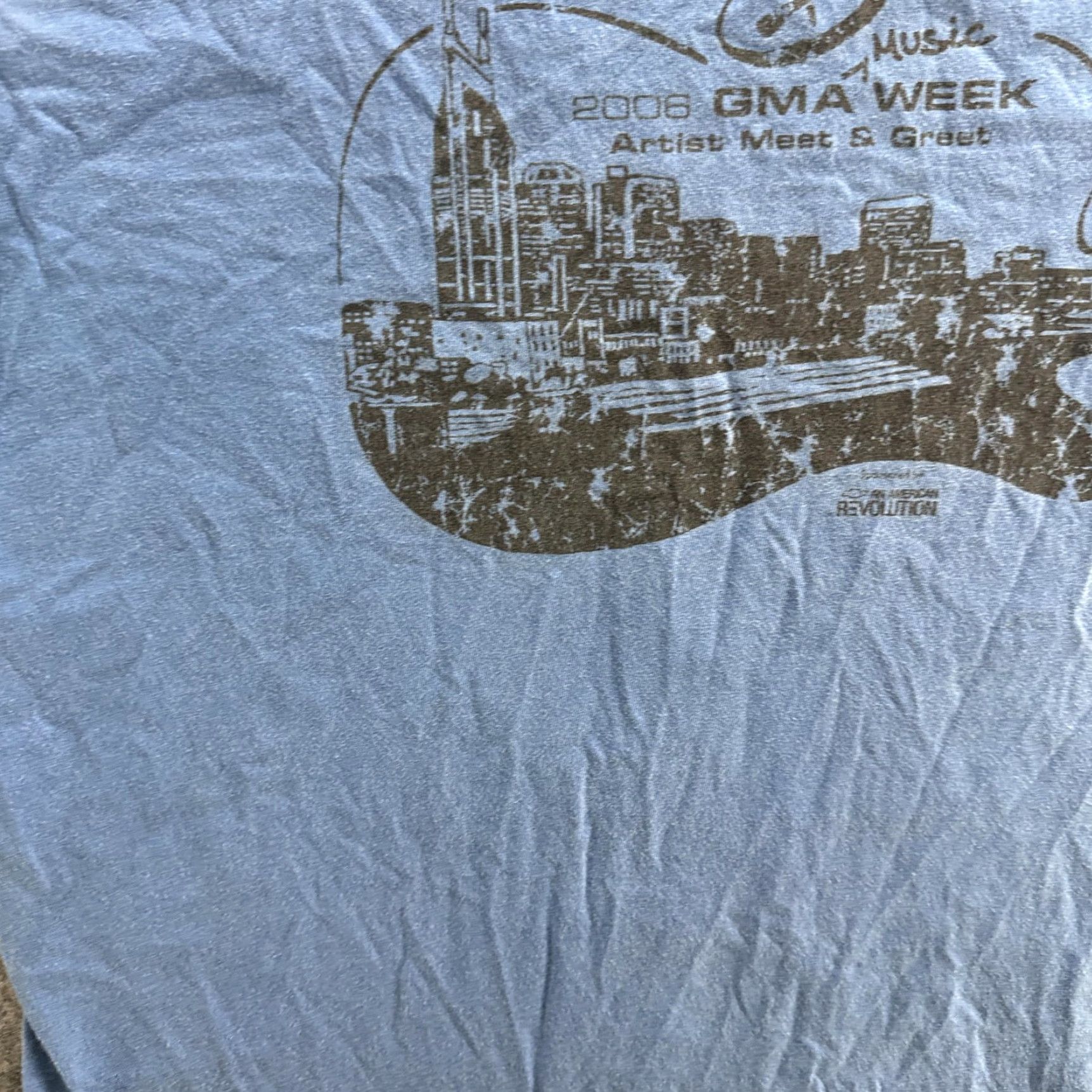 Vintage GMA Week 2006 Shirt Mens Small Blue Nashville Event Graphic Artist Meet & Greet Size US S / EU 44-46 / 1 - 6 Thumbnail