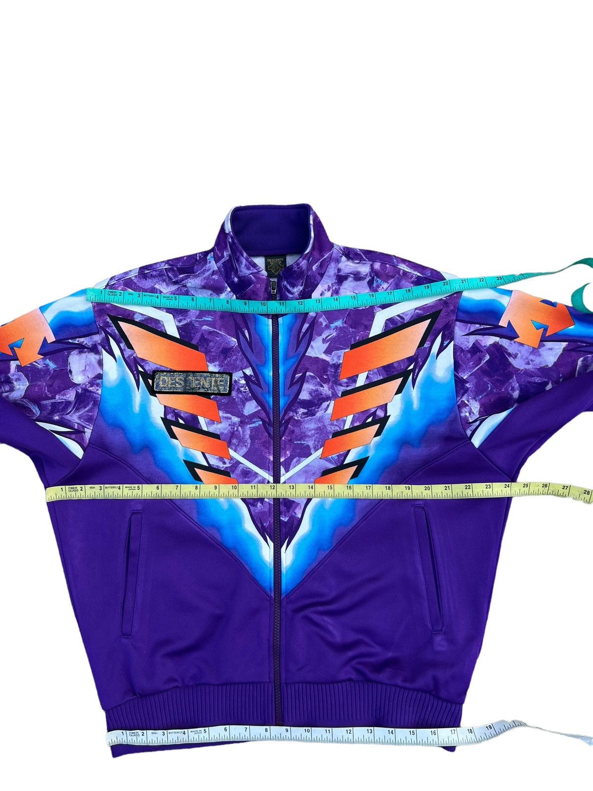 Descente DESCENTE Made in Japan Zipper Track Top Size US L / EU 52-54 / 3 - 3 Thumbnail