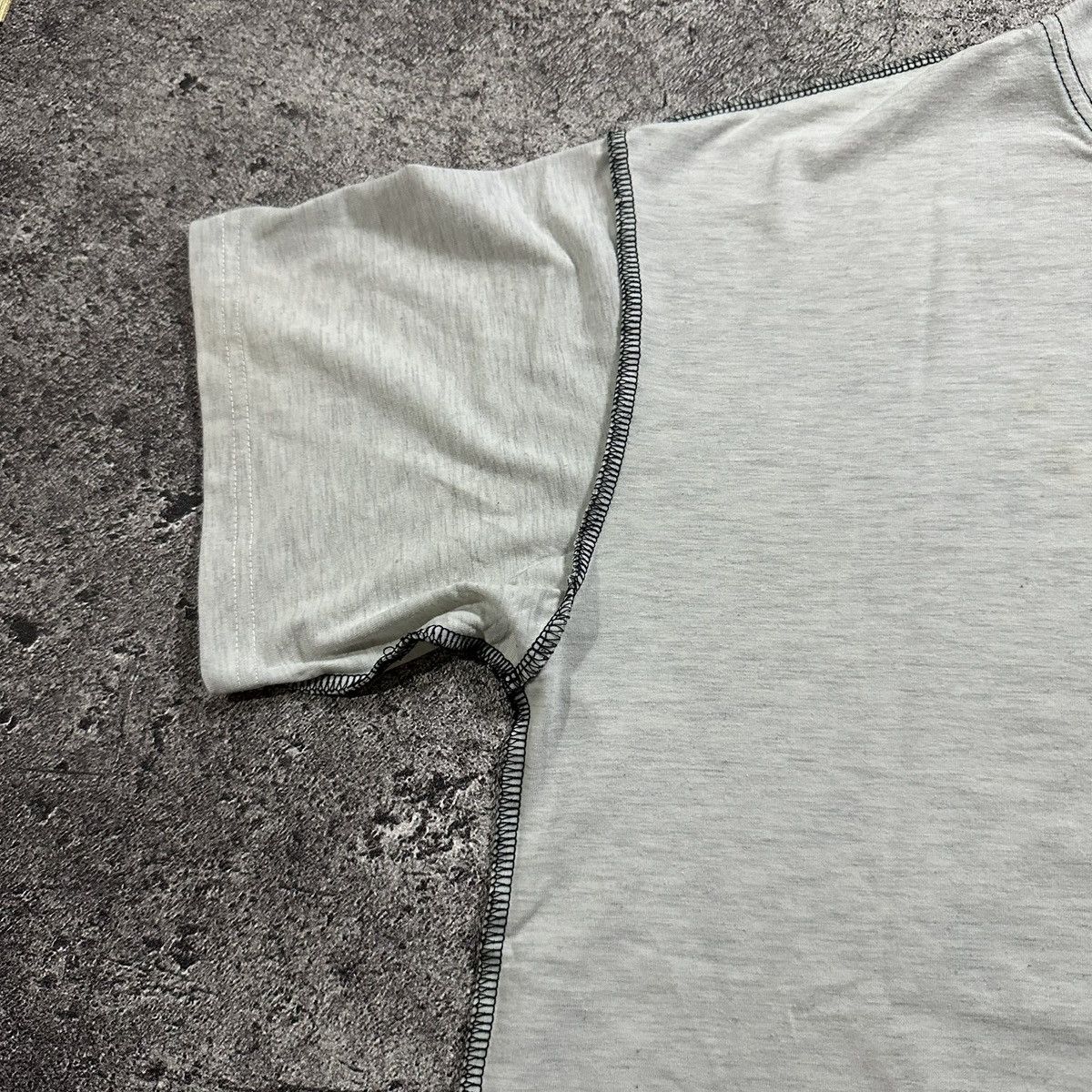 If Six Was Nine Inside Out Contrast Stitch Blank T-Shirt Balenciaga Style Size US L / EU 52-54 / 3 - 6 Thumbnail