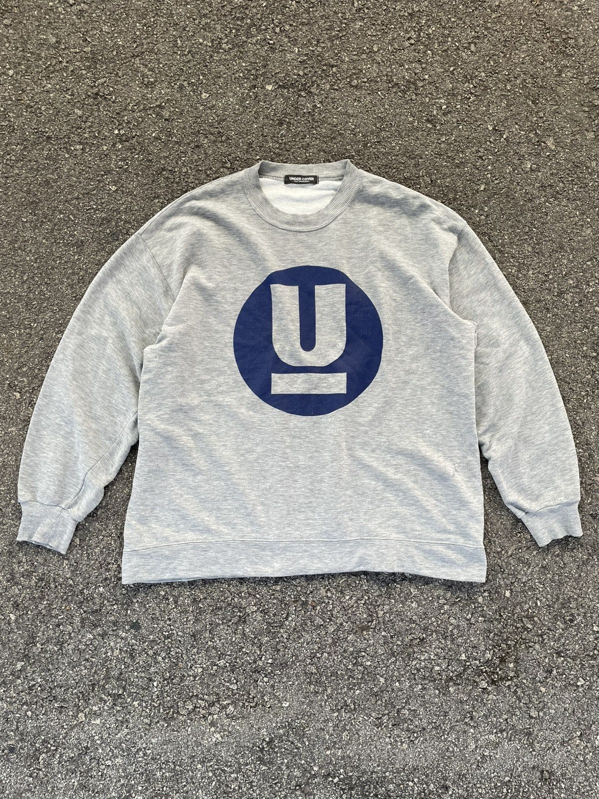 Japanese Brand U Crew Neck Sweatshirt Size US XL / EU 56 / 4 - 1 Thumbnail