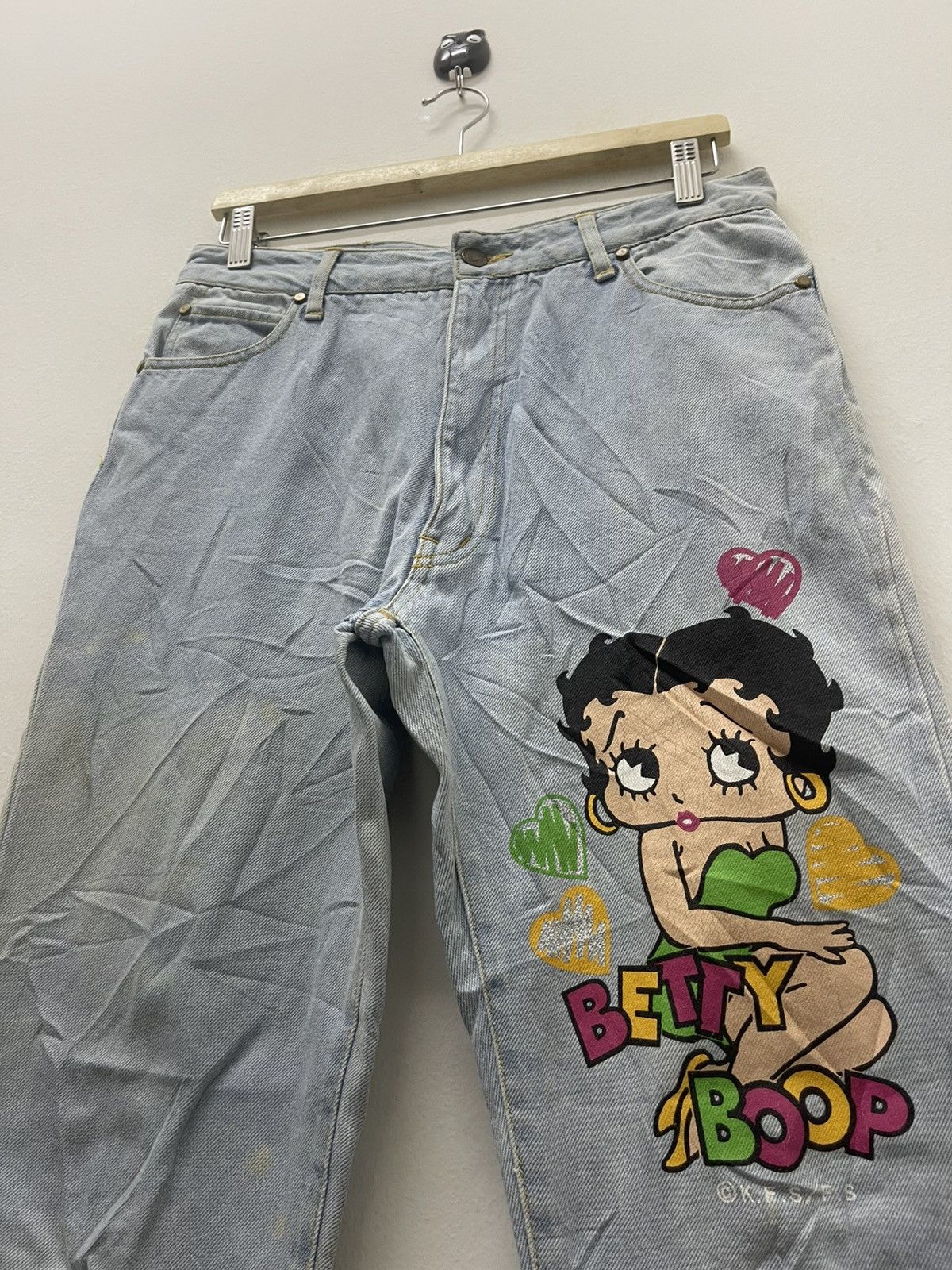 Cartoon Network Rare Vintage BETTY BOOPS KFS Inc Fleischer Studios Jeans Size US 30 / EU 46 - 3 Thumbnail