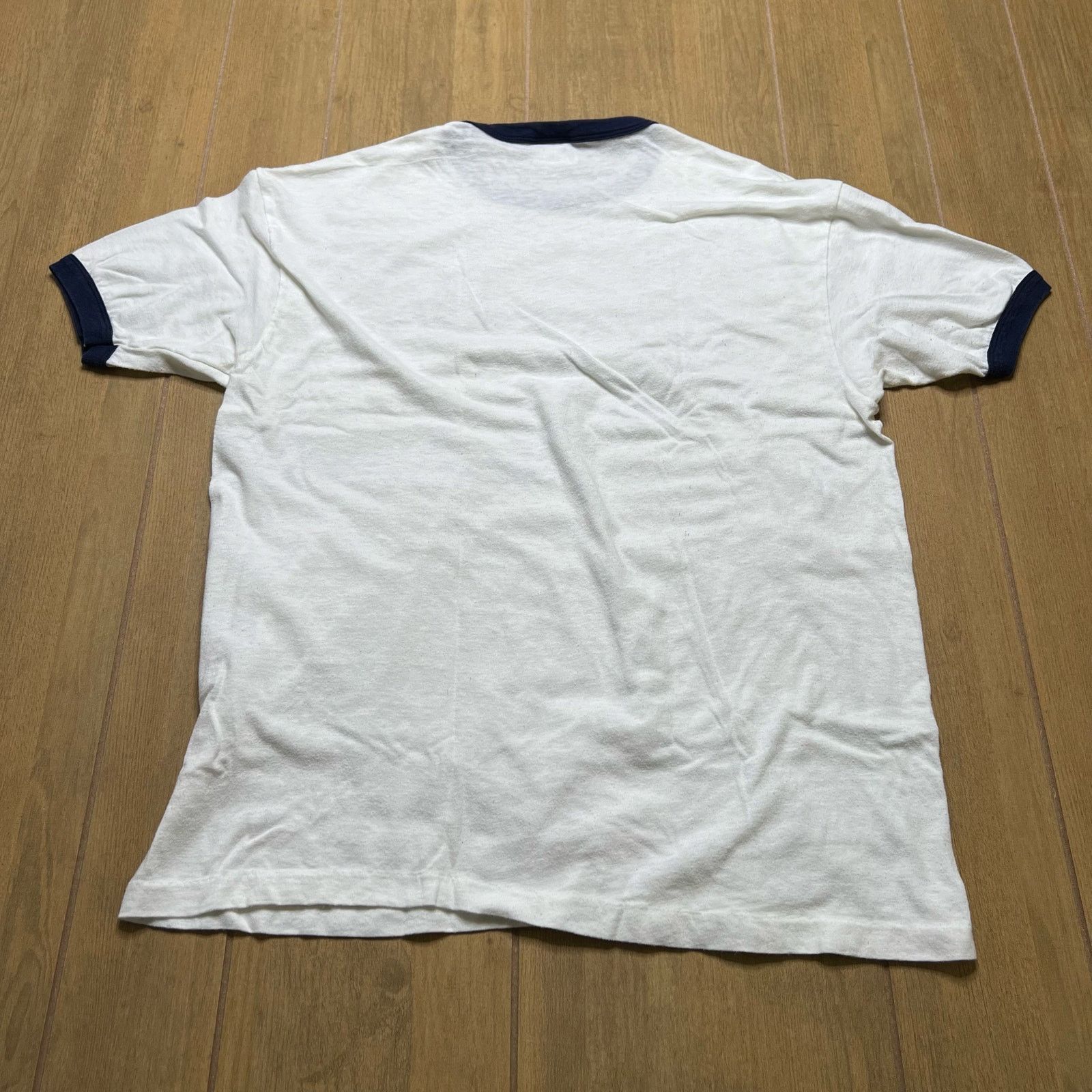 Hanes Vintage LAPD Ringer T Shirt 70s 80s Police Hanes Tee USA XL Size US XL / EU 56 / 4 - 5 Thumbnail