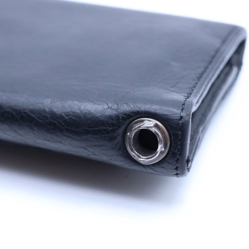 Chrome Hearts Chrome Hearts 3 Fold Cross Leather Wallet Black Size ONE SIZE - 6 Thumbnail