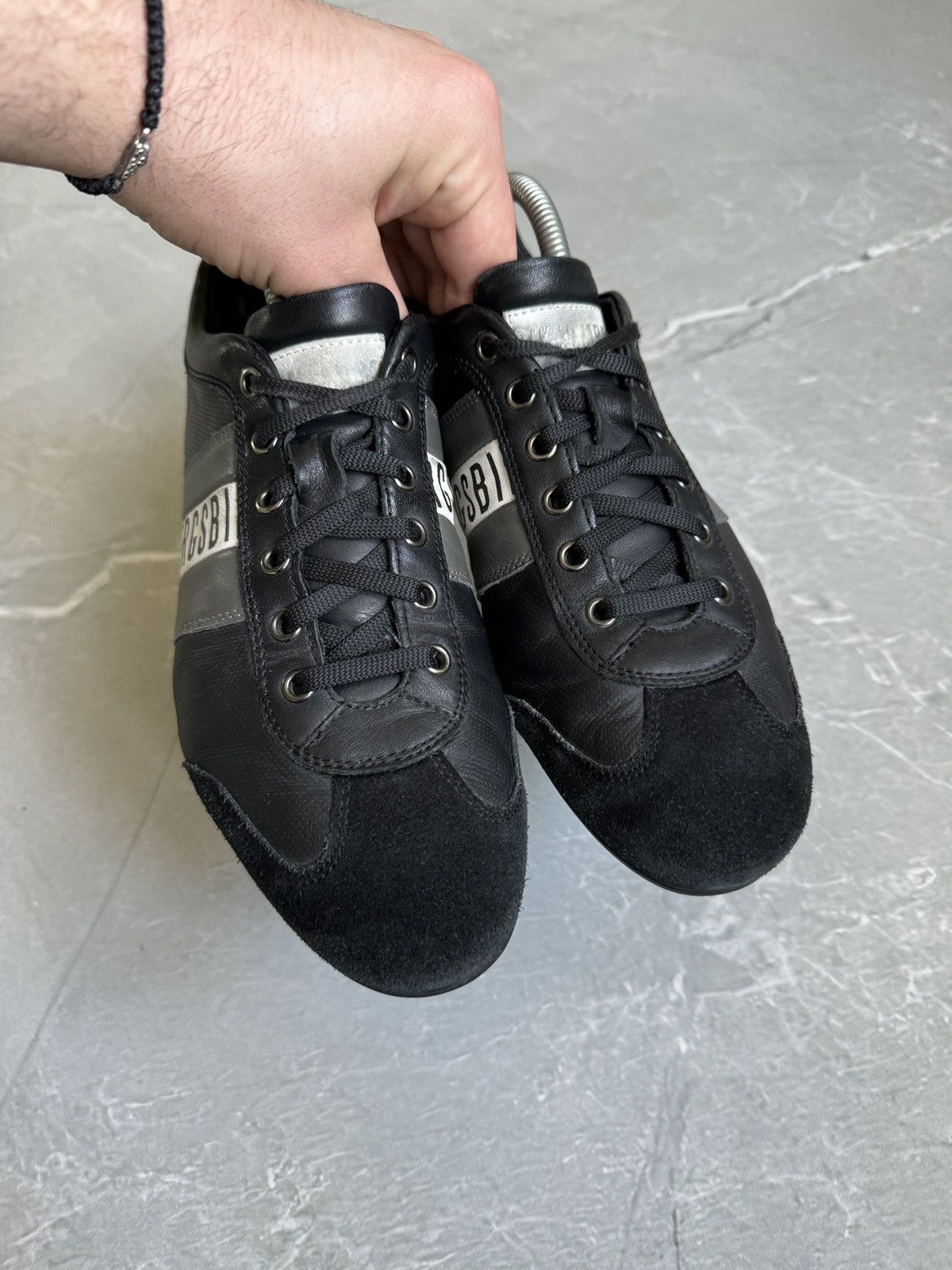 Dirk Bikkembergs Vintage Dirk Bikkembergs Leather Sneakers Japan Avantgarde Size US 7 / EU 40 - 6 Thumbnail