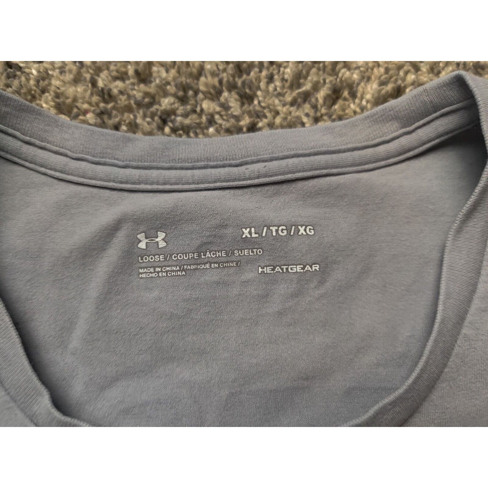 Under Armour Team USA Basketball Shirt Adult Mens XL Gray Spell Out Logo Size US XL / EU 56 / 4 - 3 Thumbnail