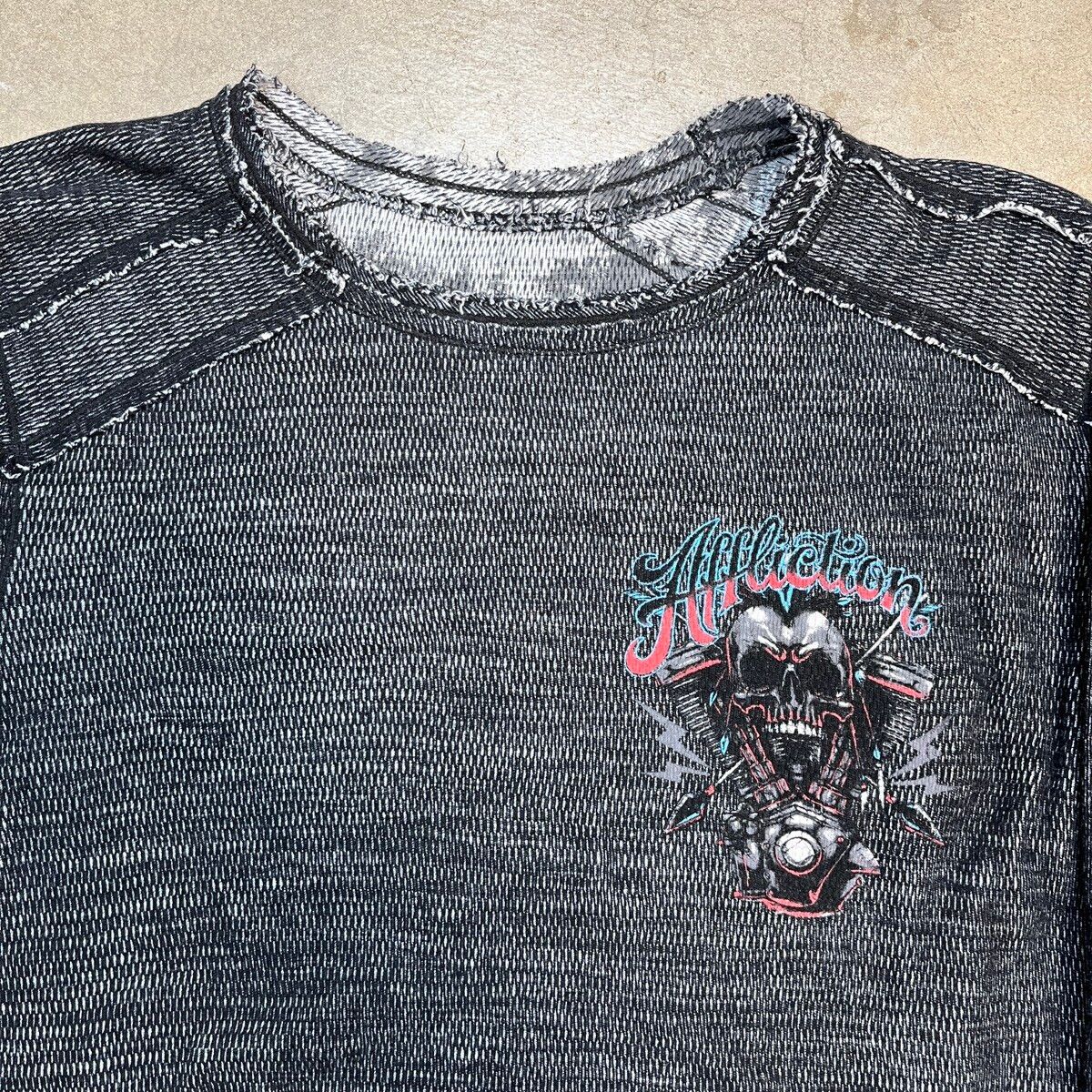 Vintage Affliction Thermal Reversible Skull Indian American Customs Size US L / EU 52-54 / 3 - 5 Thumbnail