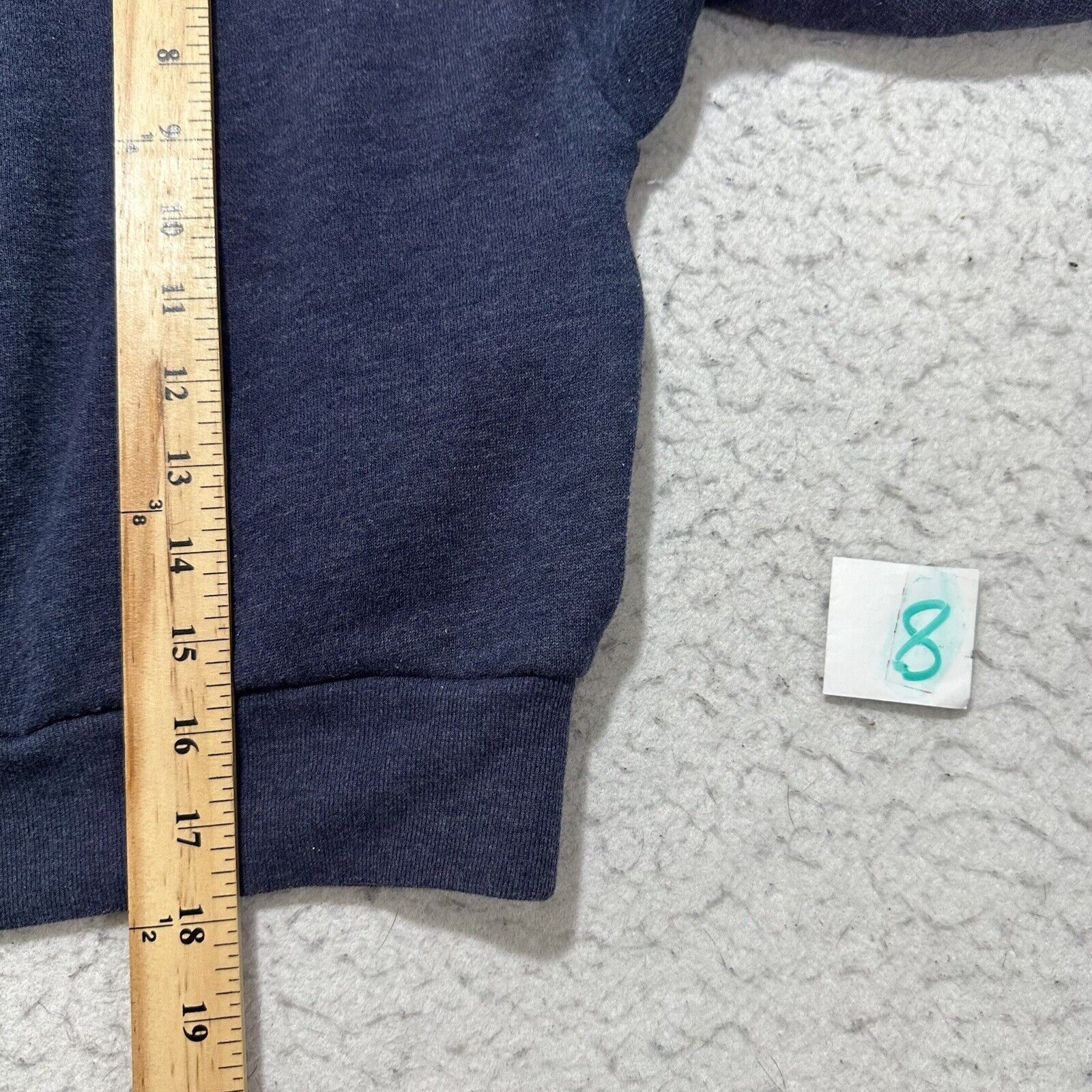 Forever 21 Forever 21 Small Cropped Hoodie Navy Blue Sweatshirt Size S / US 4 / IT 40 - 9 Thumbnail