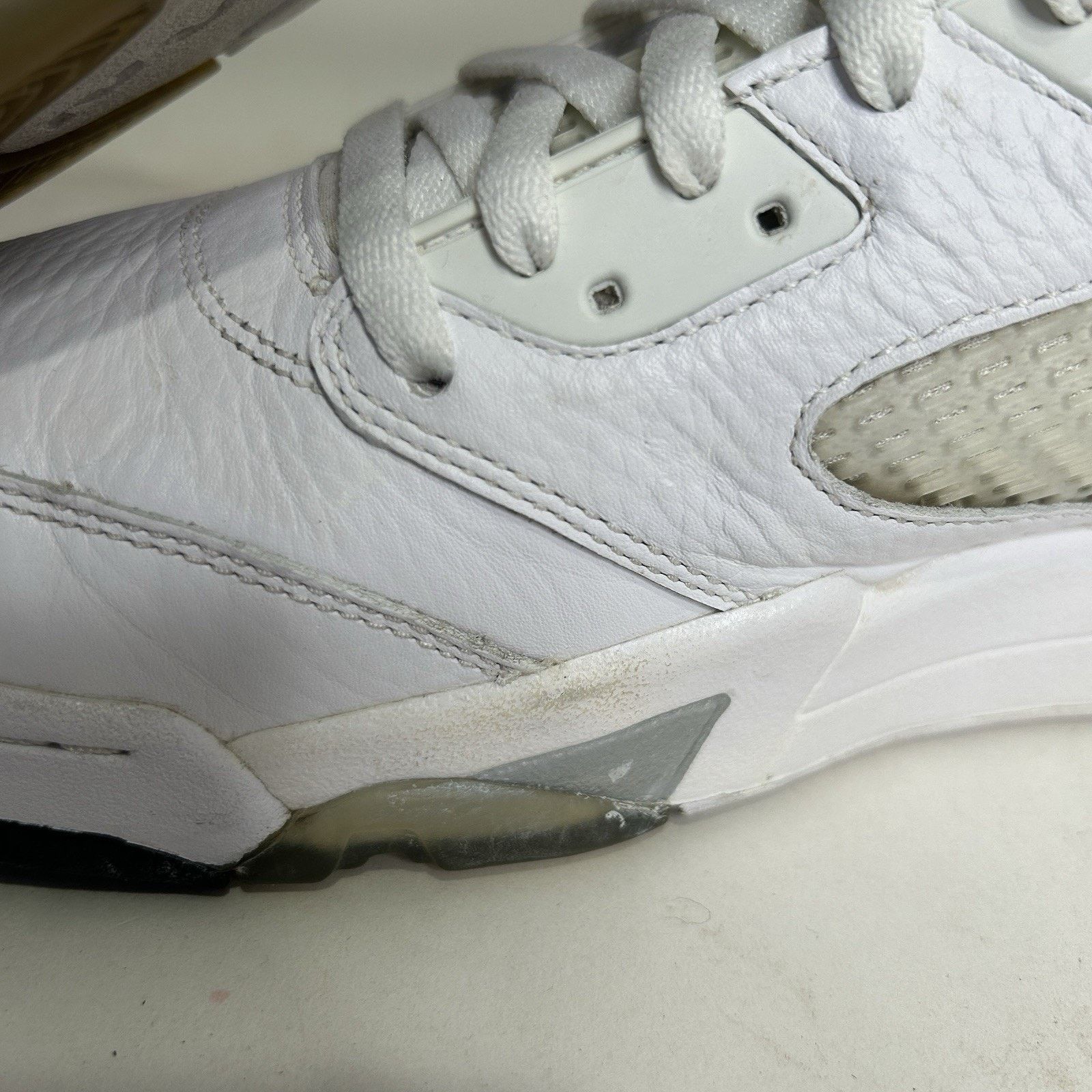 Nike Nike Air Jordan 5 Retro “White Metallic” Size US 13 / EU 46 - 8 Thumbnail