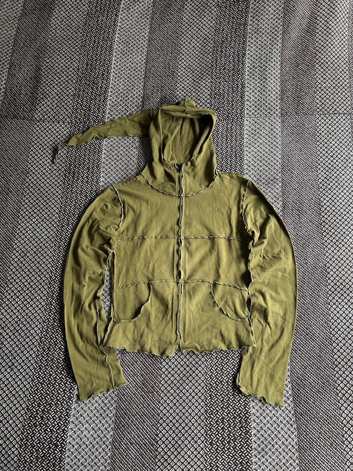Japanese Brand × Vintage Vintage Y2K Elf Zip Hoodie Grunge Avantgarde Size M-L Rare Size M / US 6-8 / IT 42-44 - 1 Thumbnail