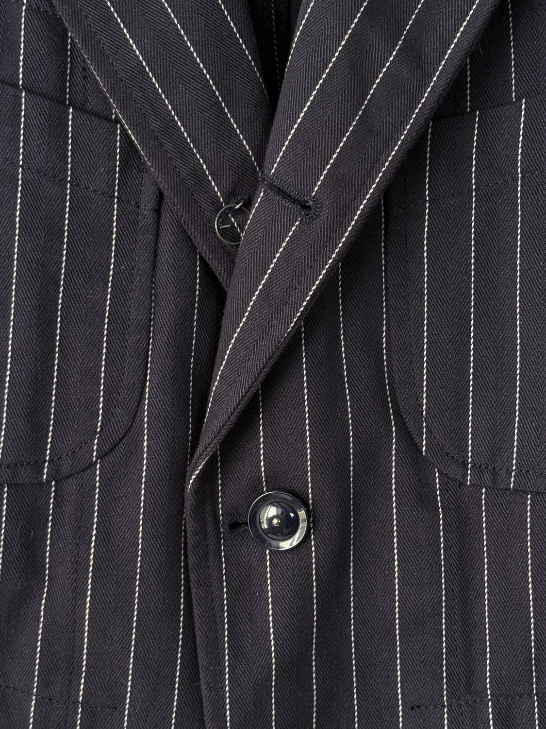 Engineered Garments Engineered Garments Pinstripe Jacket Navy XS Size US XS / EU 42 / 0 - 5 Thumbnail
