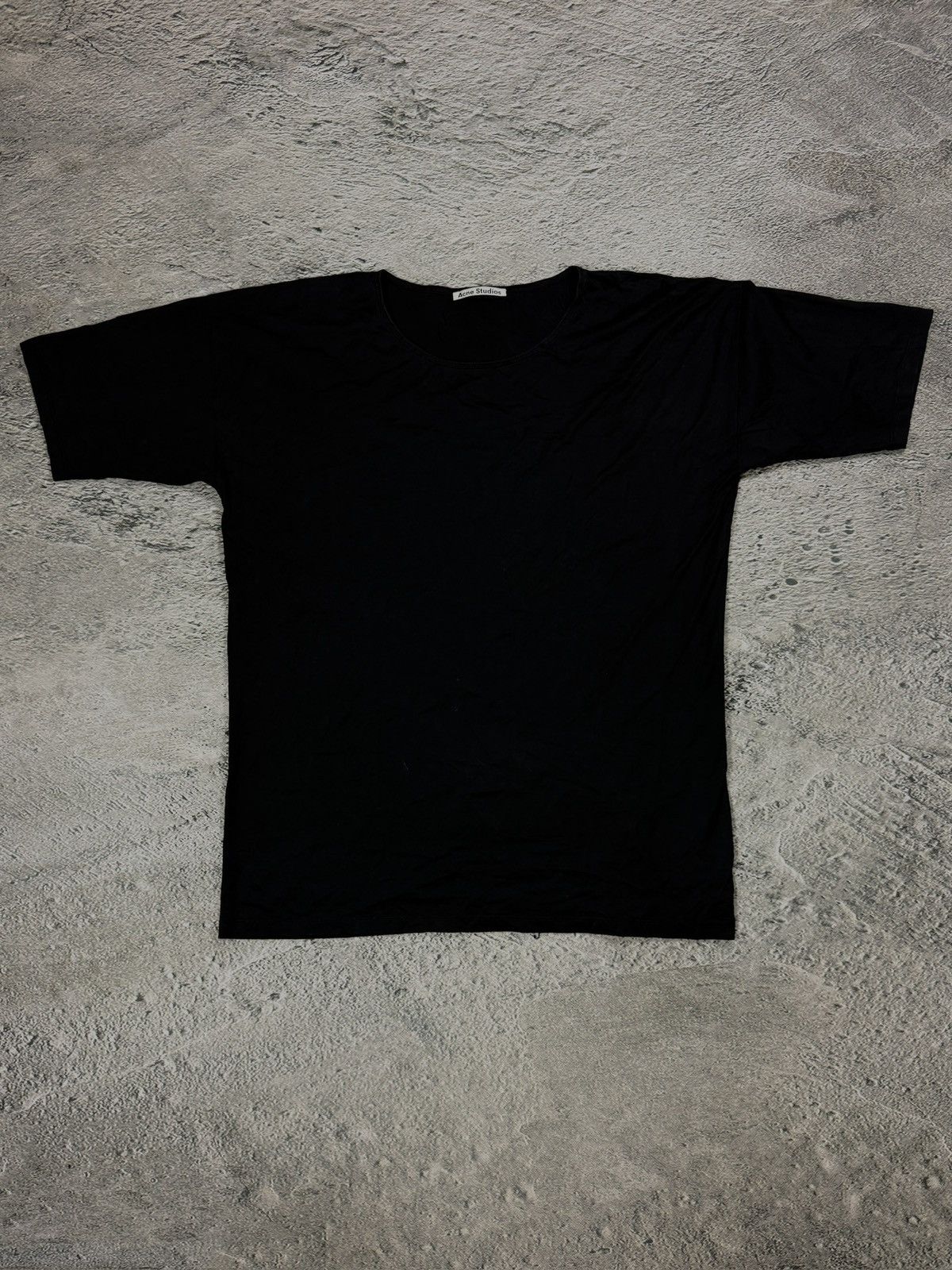 Acne Studios Acne Studios t-shirt baggy black Eira M Cot PAW15 Size US XL / EU 56 / 4 - 1 Thumbnail