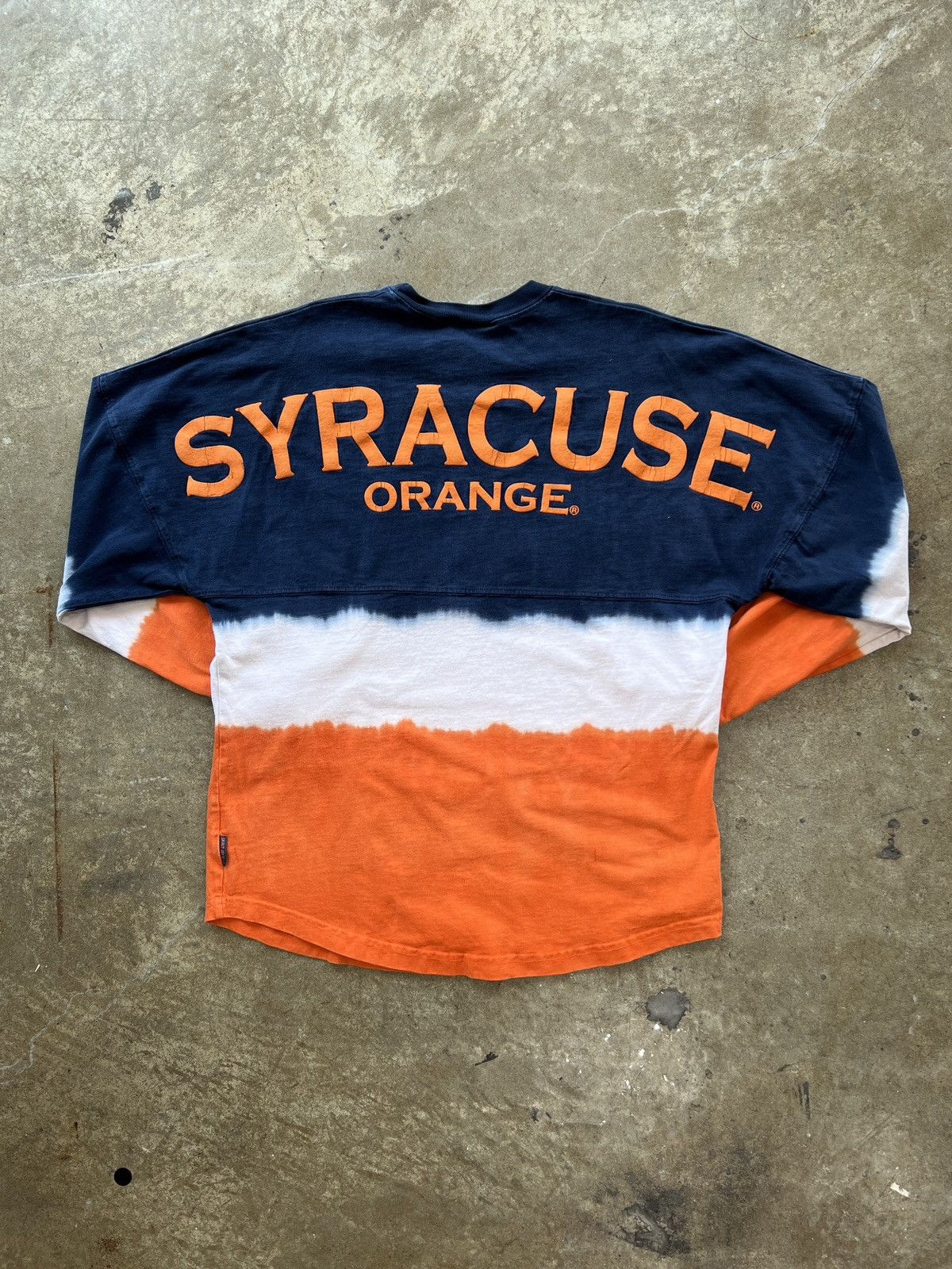 NCAA Syracuse Orange Ombre Dyed Long Sleeve Small Size US S / EU 44-46 / 1 - 2 Thumbnail