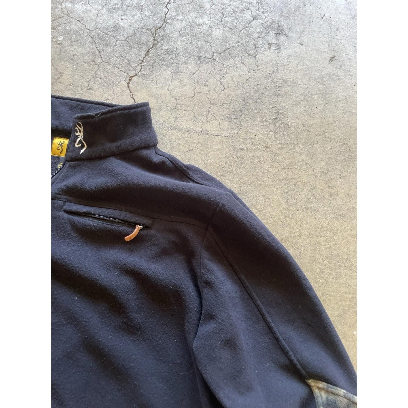 Other XXL - Browning Camo Quarter Zip Pullover black Size ONE SIZE - 2 Thumbnail